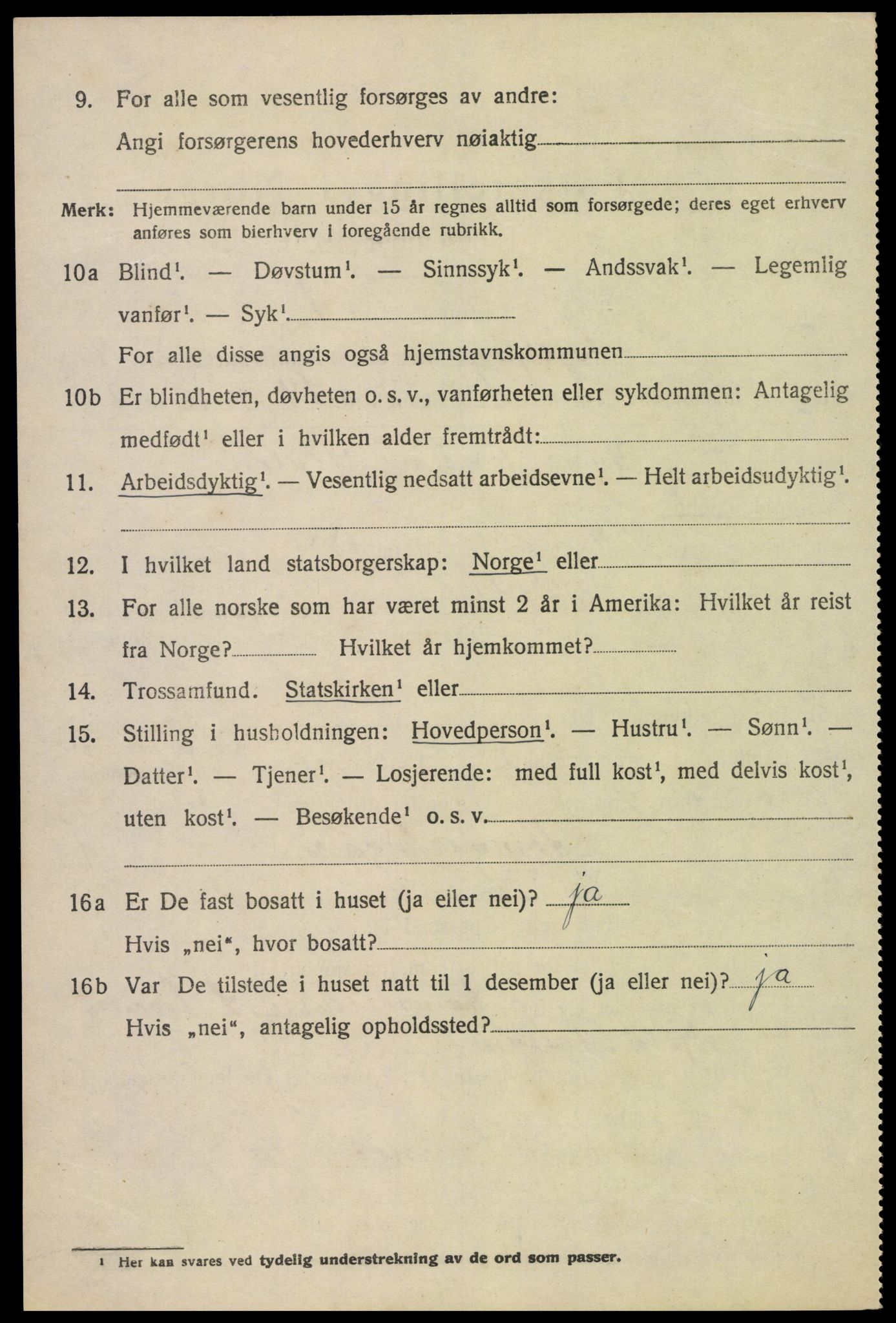 SAKO, 1920 census for Gjerpen, 1920, p. 6111