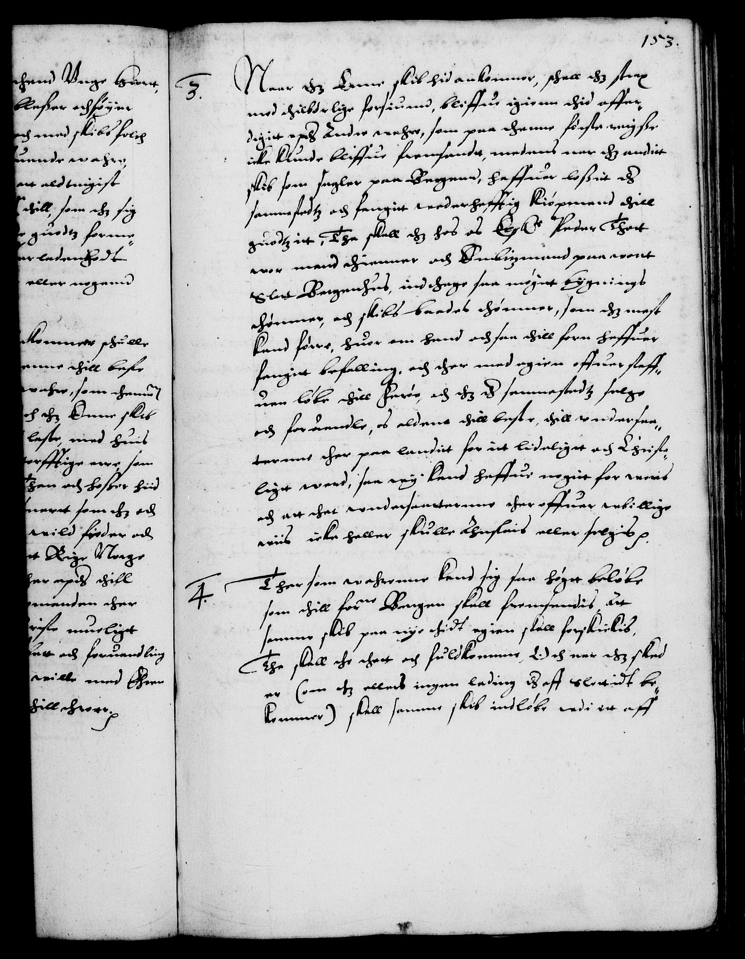 Danske Kanselli 1572-1799, RA/EA-3023/F/Fc/Fca/Fcaa/L0002: Norske registre (mikrofilm), 1588-1596, p. 153a
