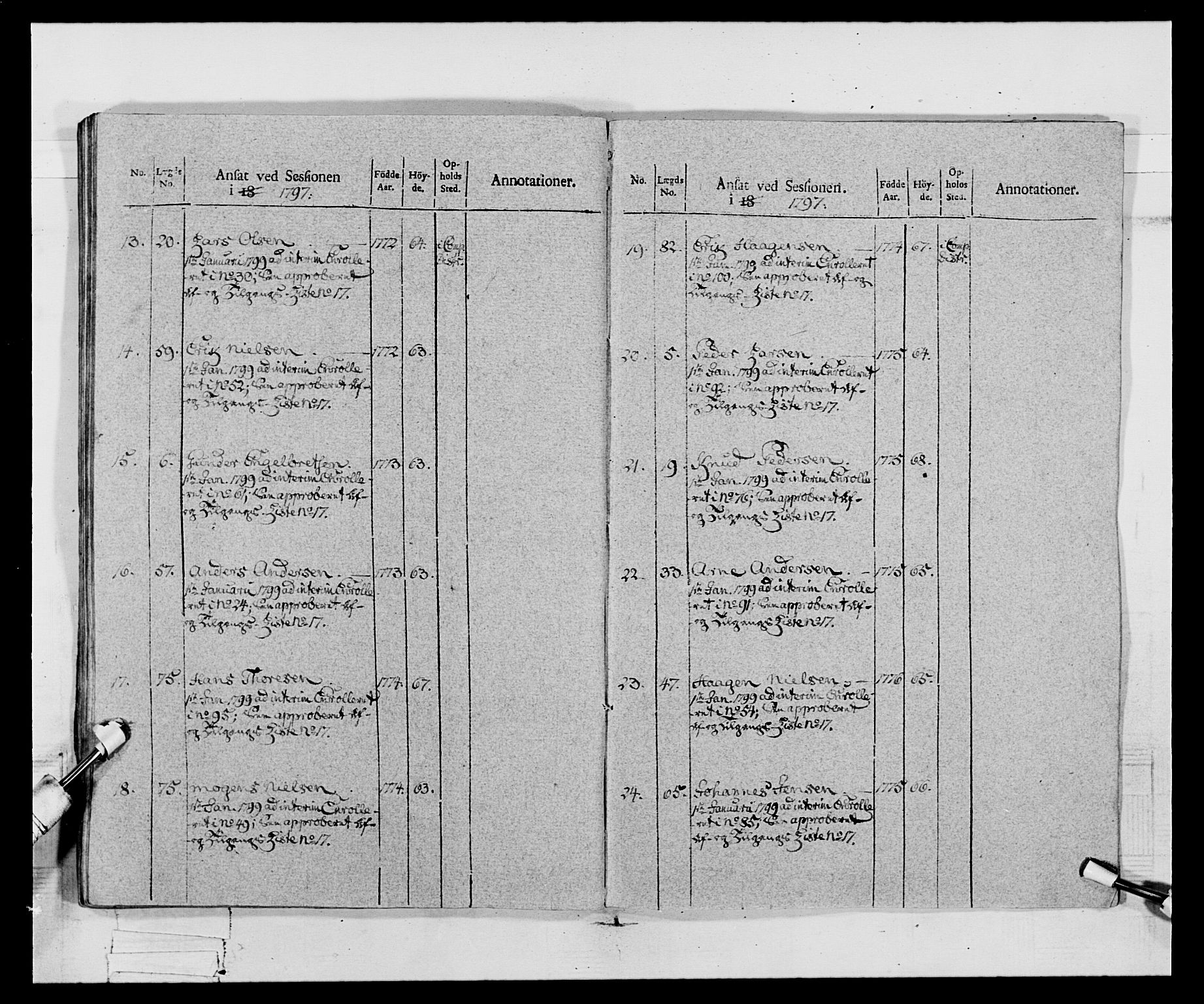 Generalitets- og kommissariatskollegiet, Det kongelige norske kommissariatskollegium, AV/RA-EA-5420/E/Eh/L0068: Opplandske nasjonale infanteriregiment, 1802-1805, p. 194