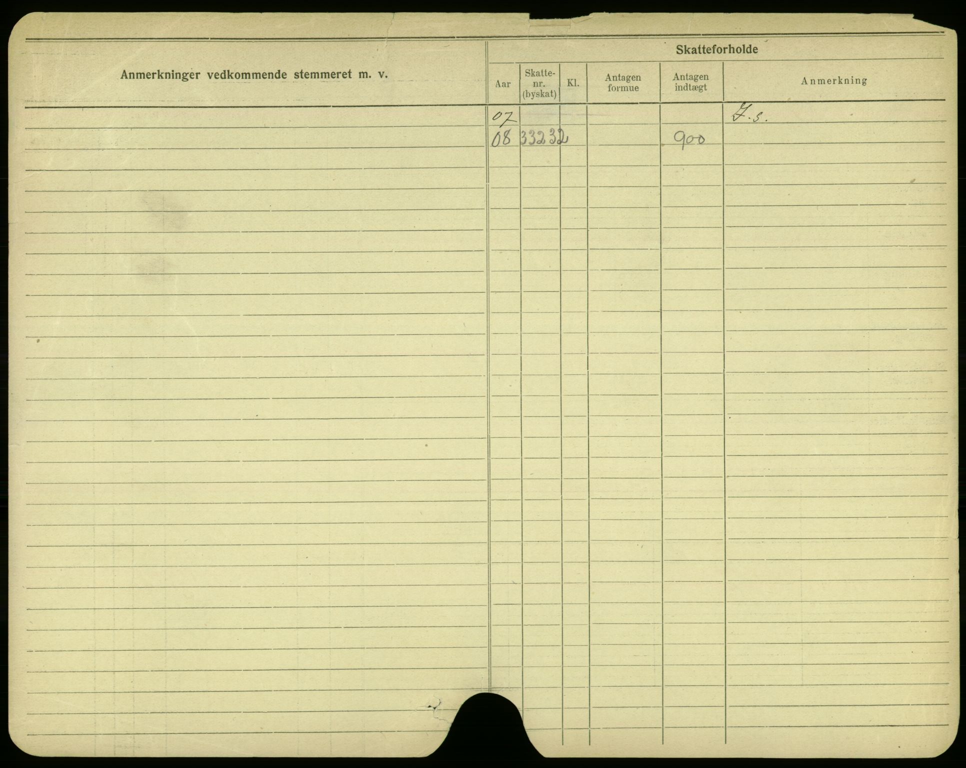 Oslo folkeregister, Registerkort, AV/SAO-A-11715/F/Fa/Fac/L0005: Menn, 1906-1914, p. 1053b