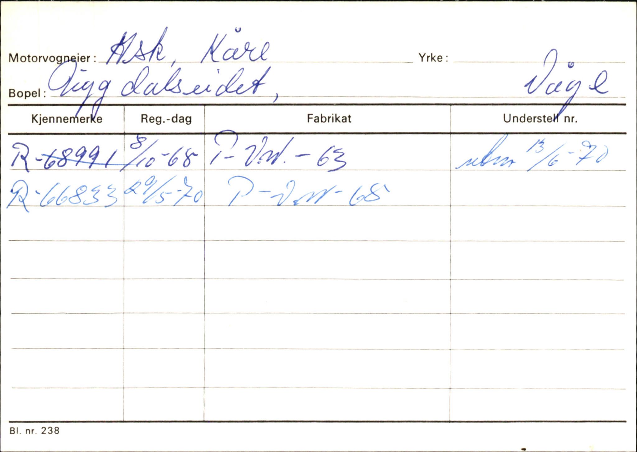 Statens vegvesen, Hordaland vegkontor, AV/SAB-A-5201/2/Ha/L0002: R-eierkort A, 1920-1971, p. 986