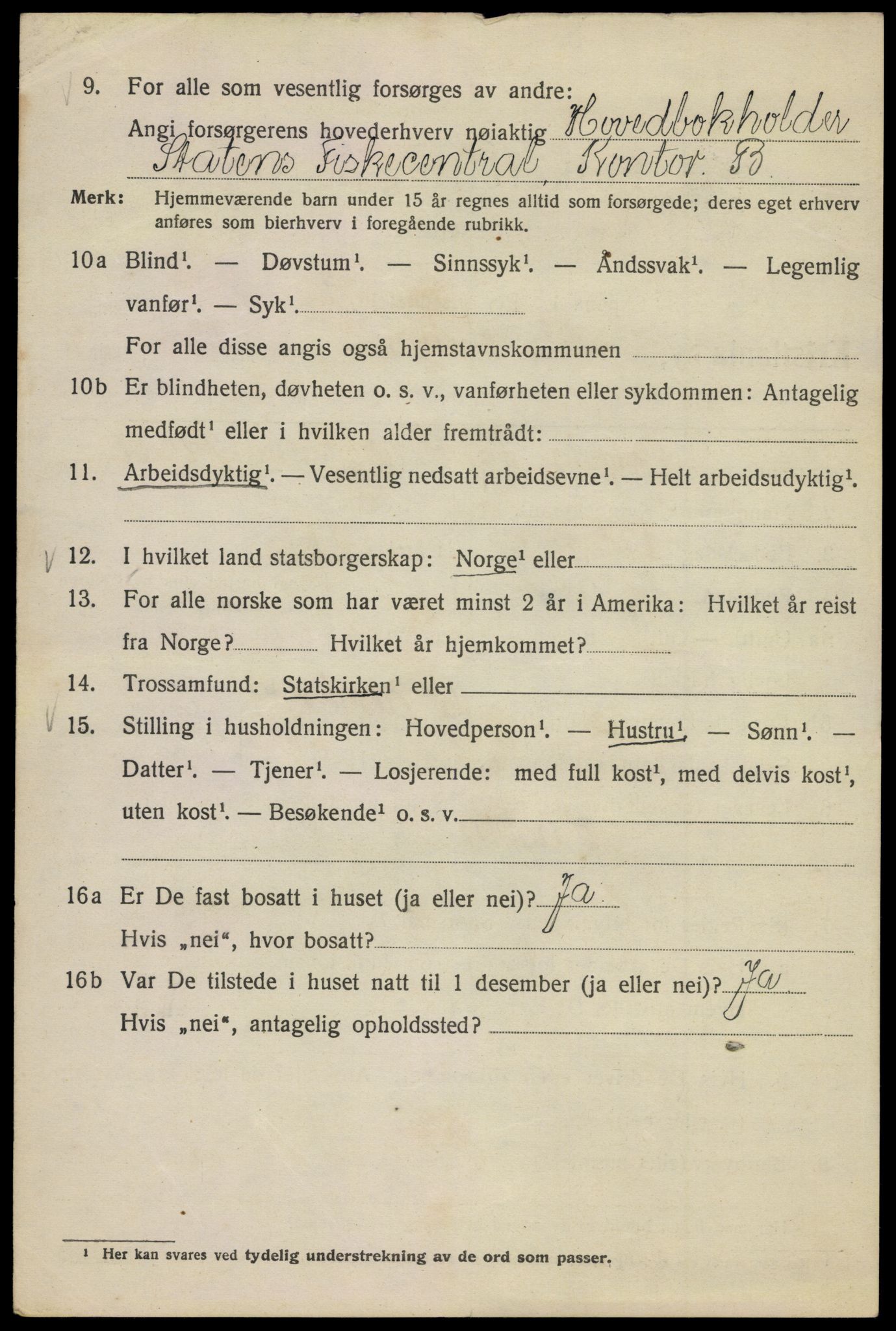 SAO, 1920 census for Kristiania, 1920, p. 414020