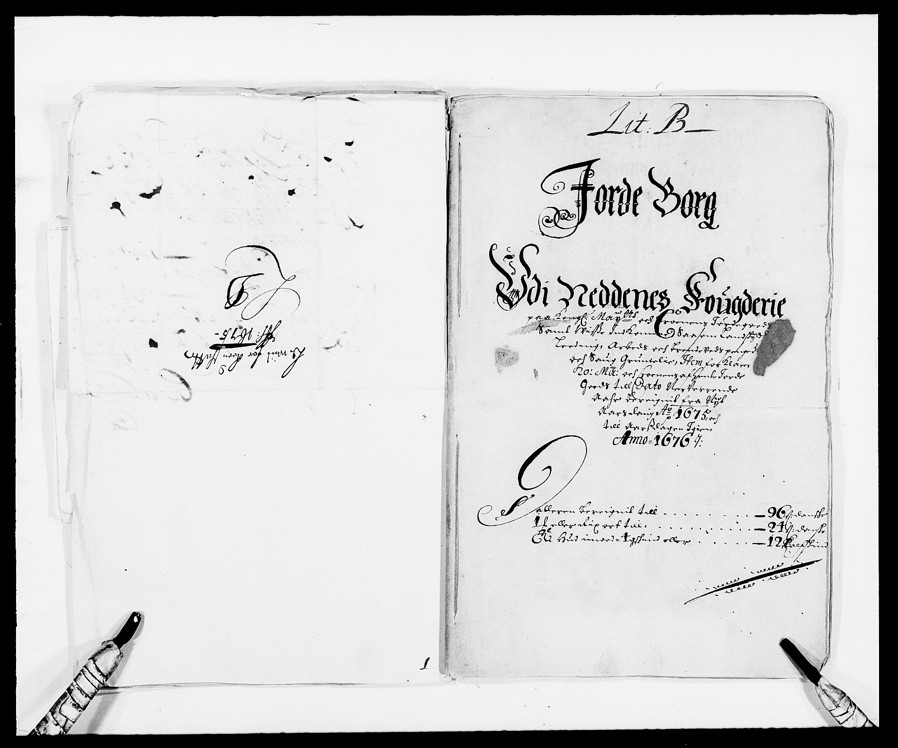 Rentekammeret inntil 1814, Reviderte regnskaper, Fogderegnskap, AV/RA-EA-4092/R39/L2301: Fogderegnskap Nedenes, 1675-1676, p. 24