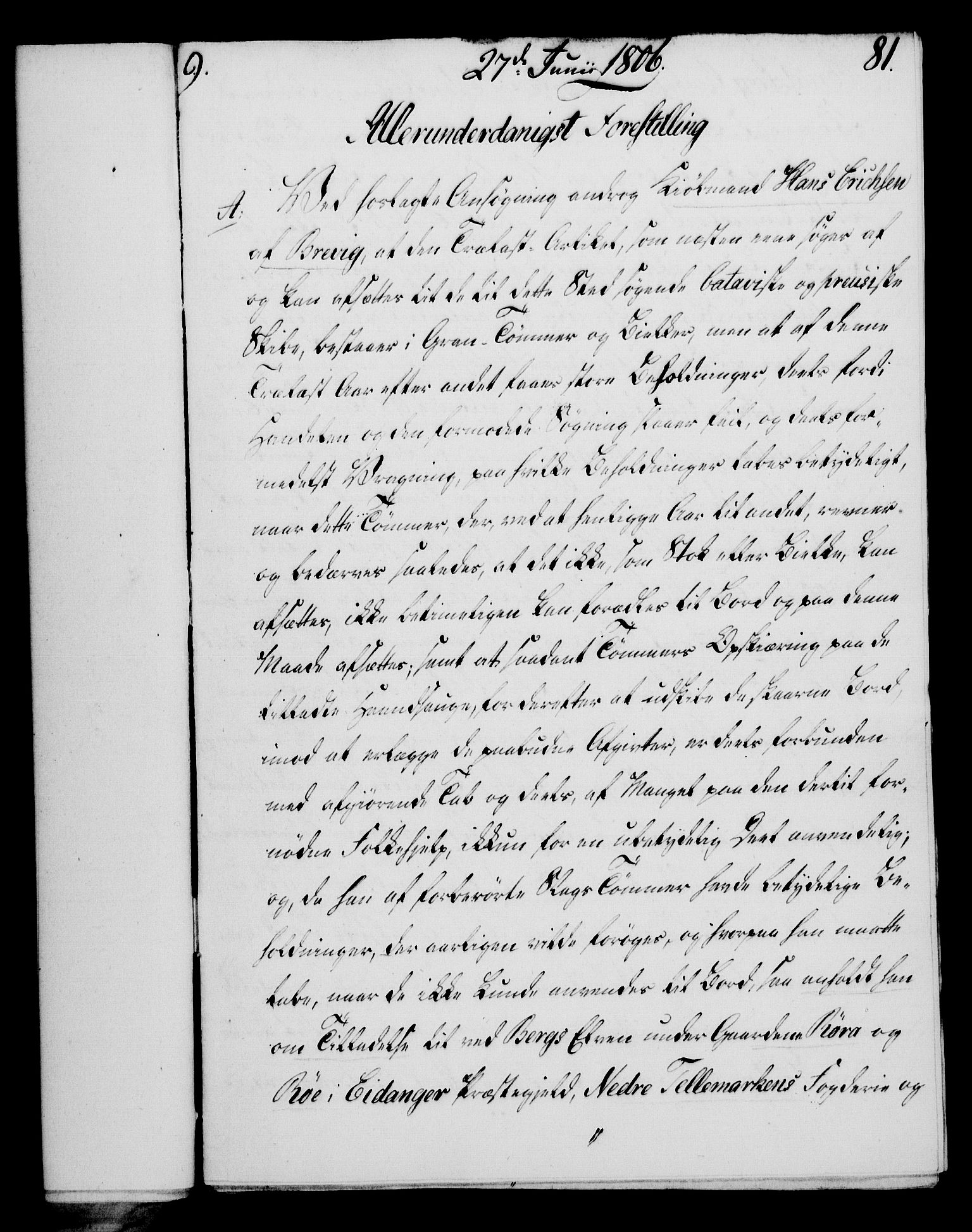 Rentekammeret, Kammerkanselliet, RA/EA-3111/G/Gf/Gfa/L0088: Norsk relasjons- og resolusjonsprotokoll (merket RK 52.88), 1806, p. 503