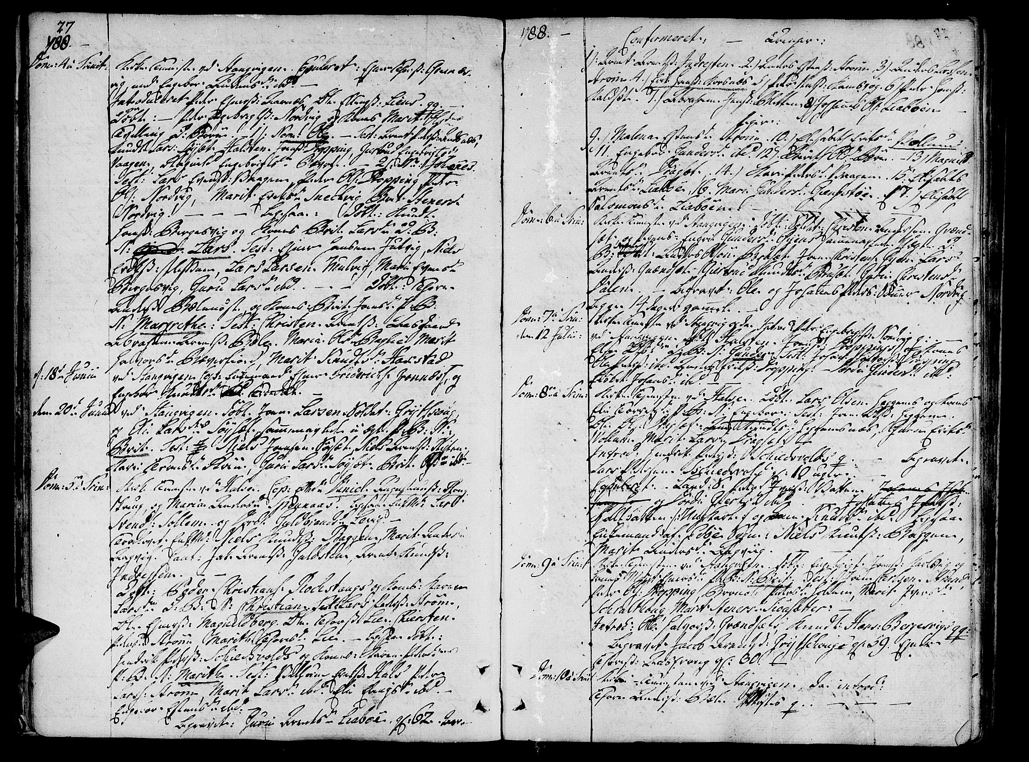 Ministerialprotokoller, klokkerbøker og fødselsregistre - Møre og Romsdal, SAT/A-1454/592/L1022: Parish register (official) no. 592A01, 1784-1819, p. 27