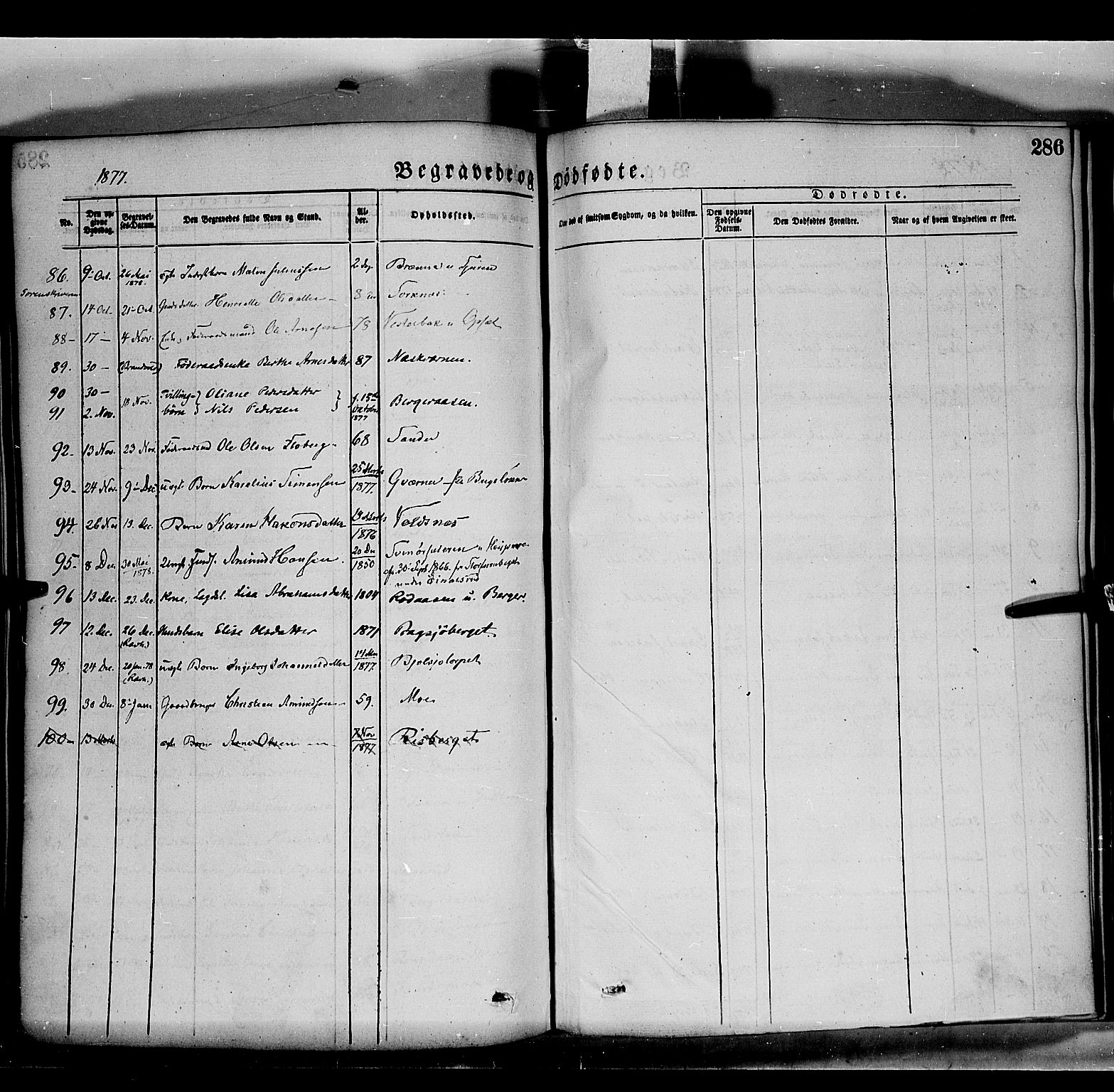 Grue prestekontor, AV/SAH-PREST-036/H/Ha/Haa/L0011: Parish register (official) no. 11, 1873-1880, p. 286