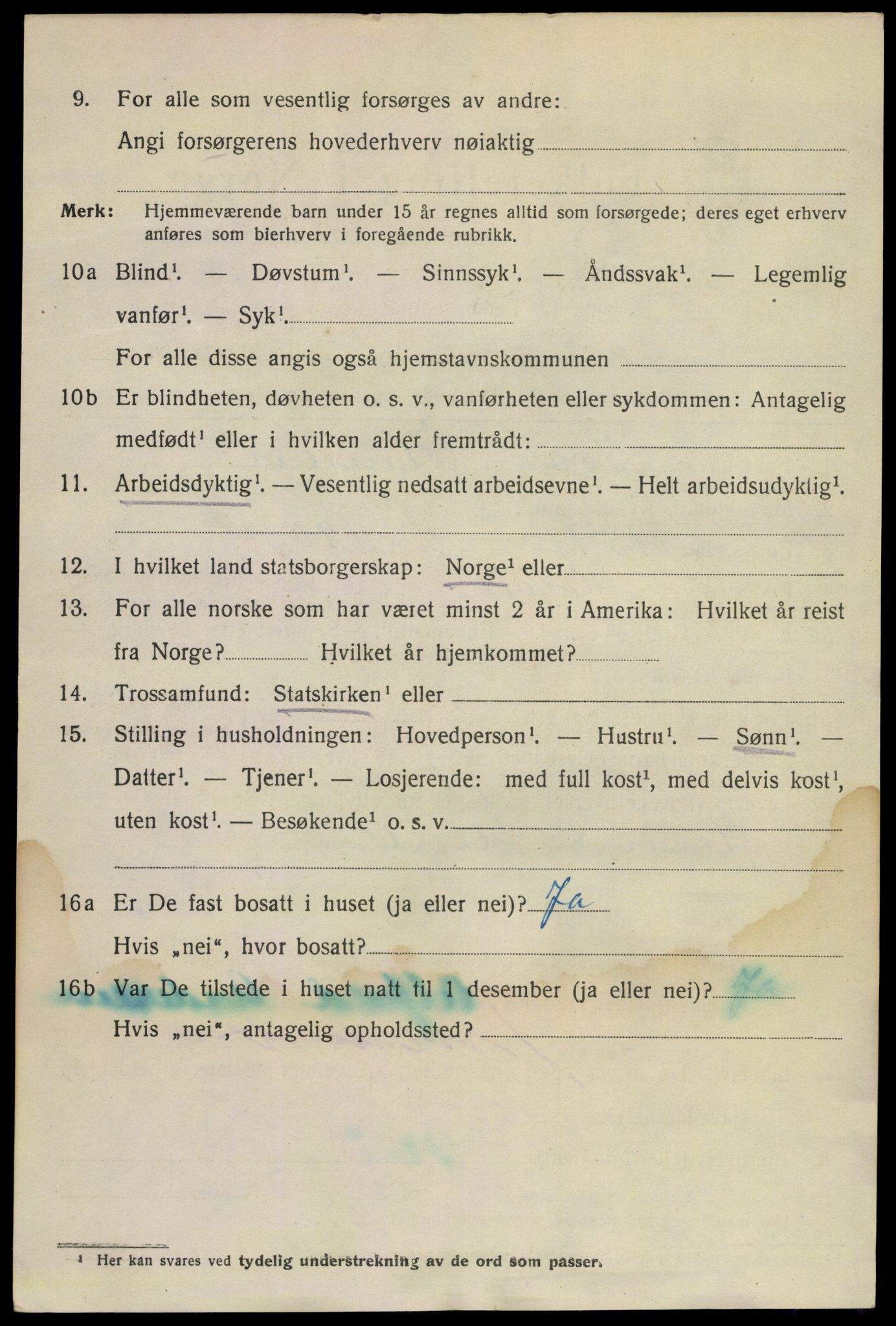 SAKO, 1920 census for Larvik, 1920, p. 20683