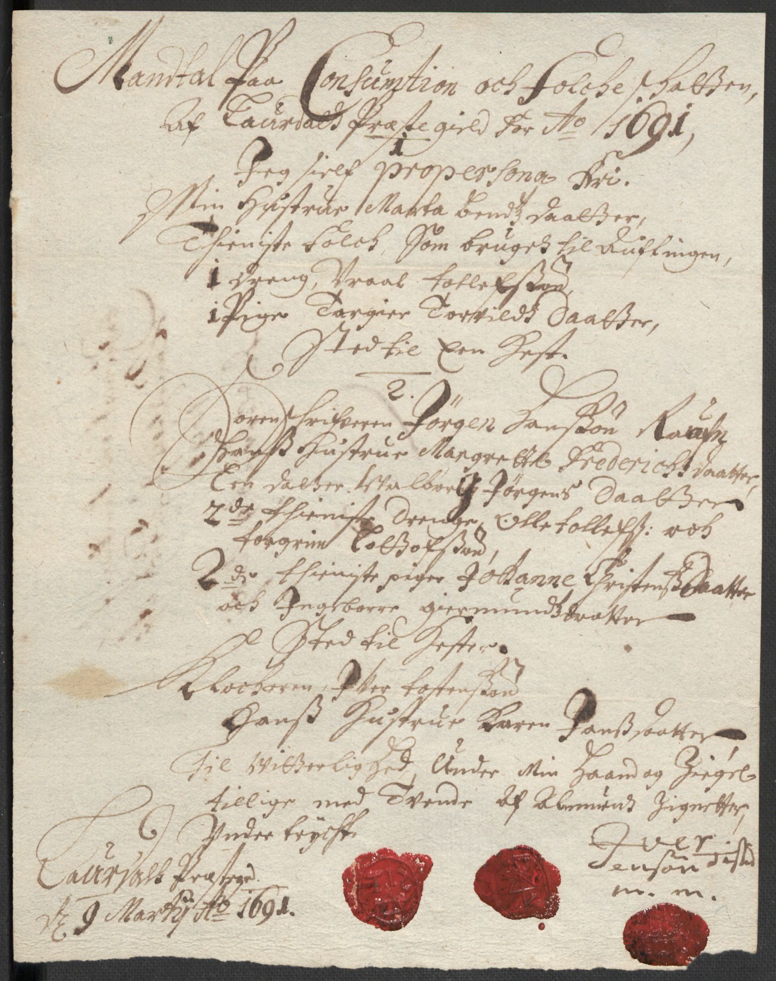 Rentekammeret inntil 1814, Reviderte regnskaper, Fogderegnskap, AV/RA-EA-4092/R35/L2089: Fogderegnskap Øvre og Nedre Telemark, 1690-1692, p. 438