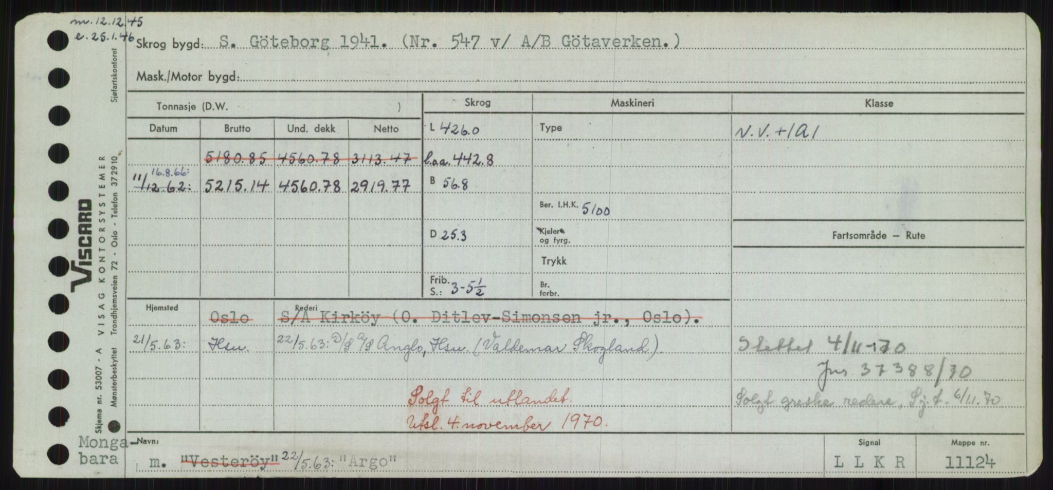 Sjøfartsdirektoratet med forløpere, Skipsmålingen, RA/S-1627/H/Hd/L0002: Fartøy, Apa-Axe, p. 77