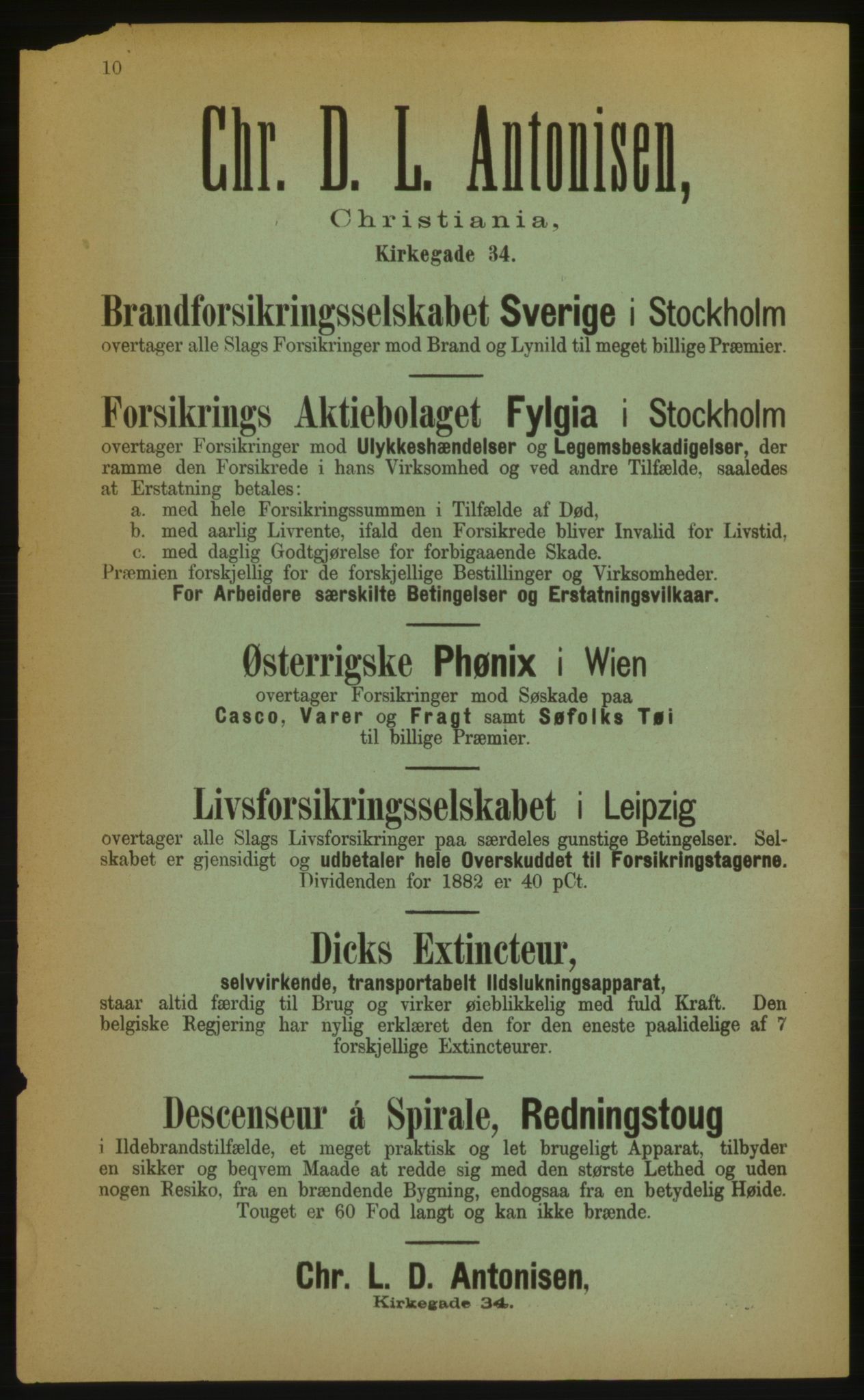 Kristiania/Oslo adressebok, PUBL/-, 1883, p. 10