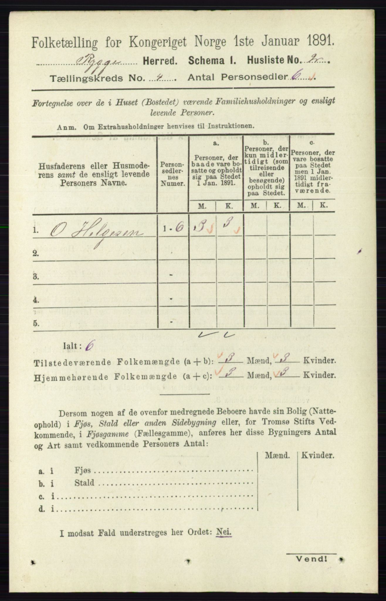 RA, 1891 census for 0136 Rygge, 1891, p. 2157