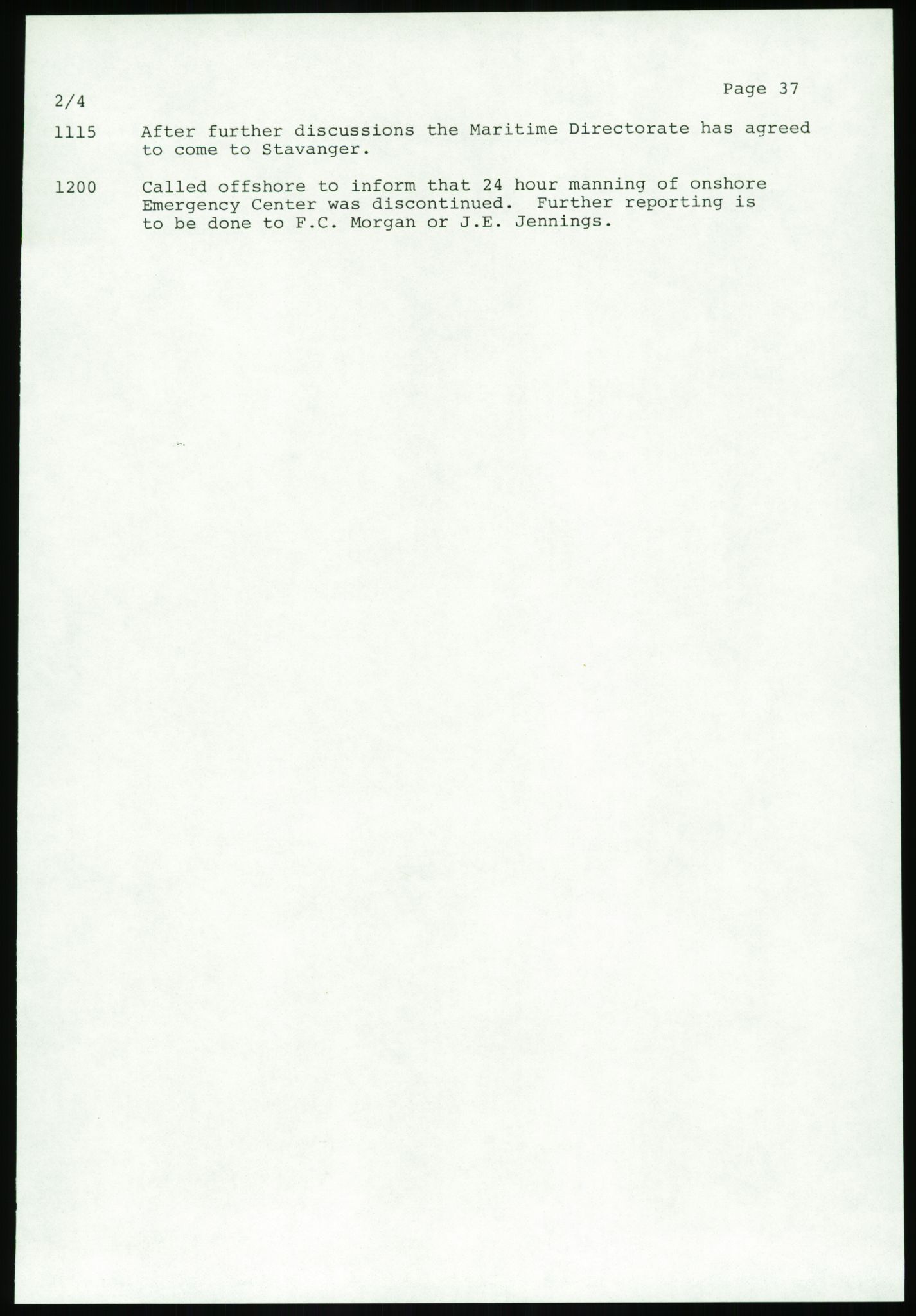 Justisdepartementet, Granskningskommisjonen ved Alexander Kielland-ulykken 27.3.1980, AV/RA-S-1165/D/L0017: P Hjelpefartøy (Doku.liste + P1-P6 av 6)/Q Hovedredningssentralen (Q0-Q27 av 27), 1980-1981, p. 101