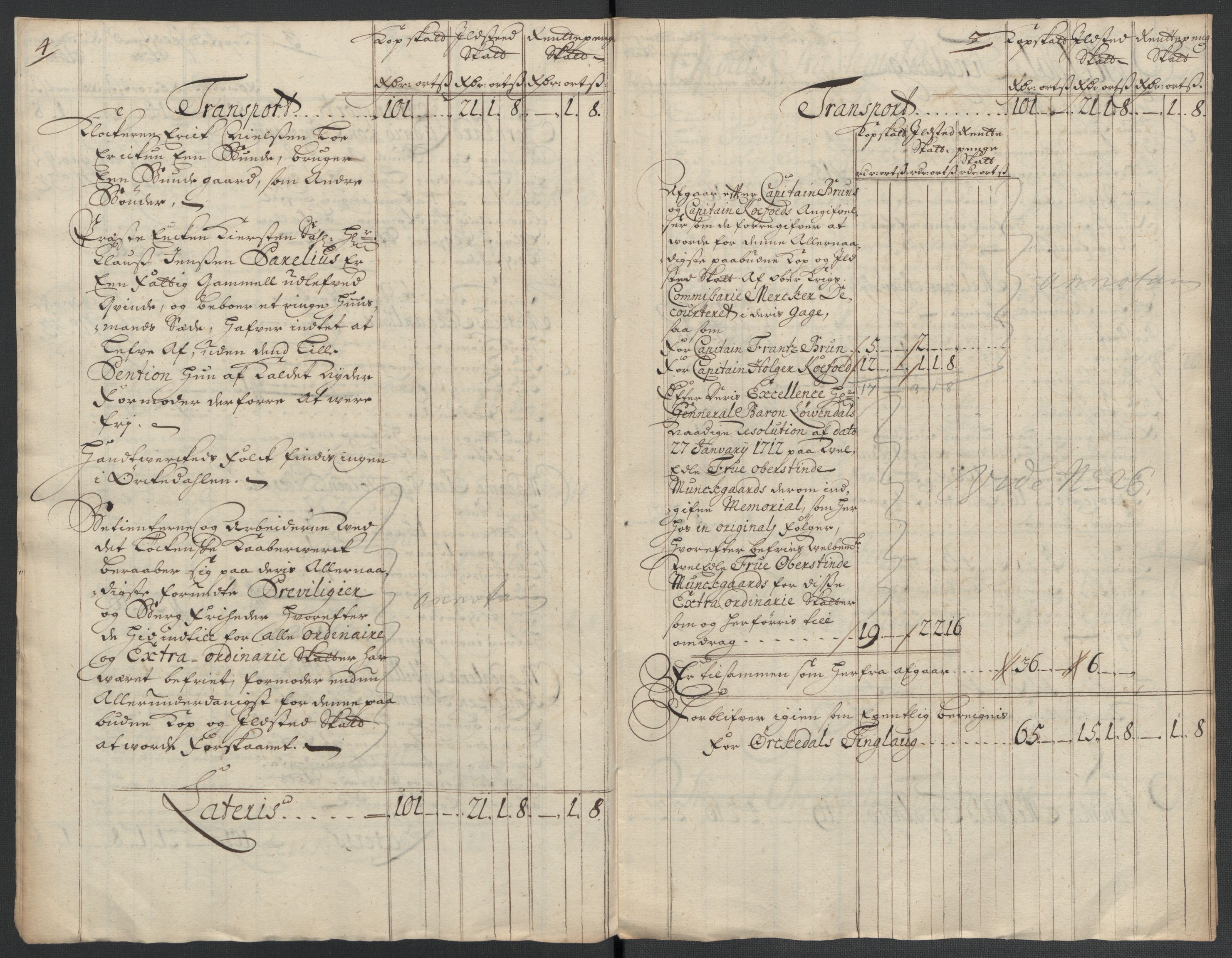 Rentekammeret inntil 1814, Reviderte regnskaper, Fogderegnskap, RA/EA-4092/R60/L3961: Fogderegnskap Orkdal og Gauldal, 1711, p. 163