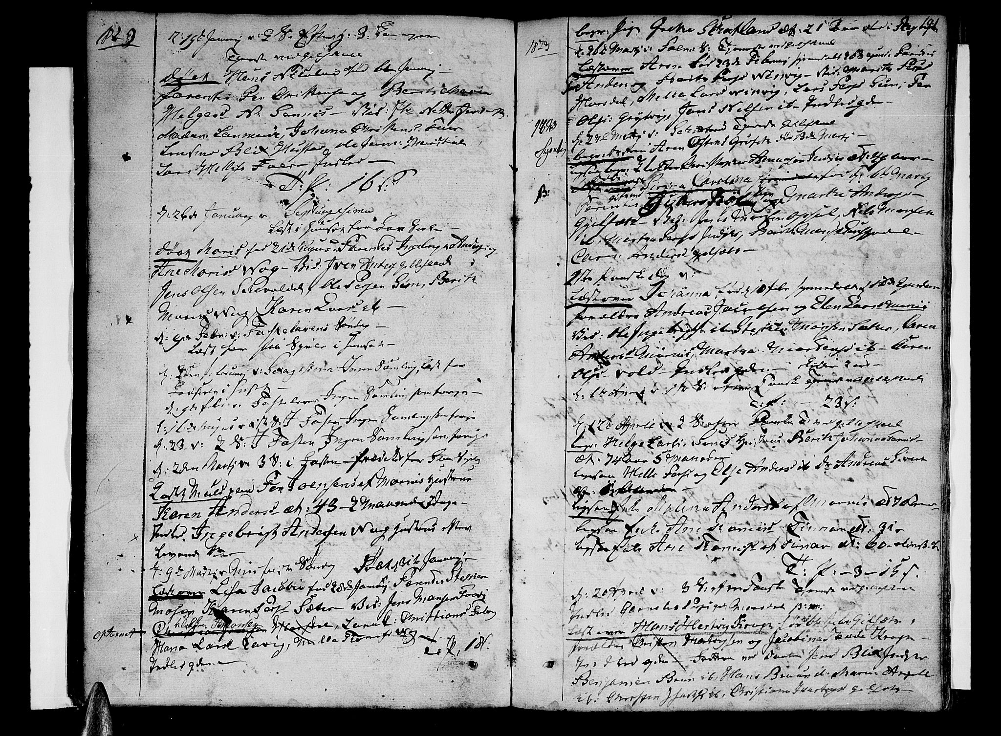 Ministerialprotokoller, klokkerbøker og fødselsregistre - Nordland, AV/SAT-A-1459/805/L0095: Parish register (official) no. 805A02, 1805-1826, p. 191