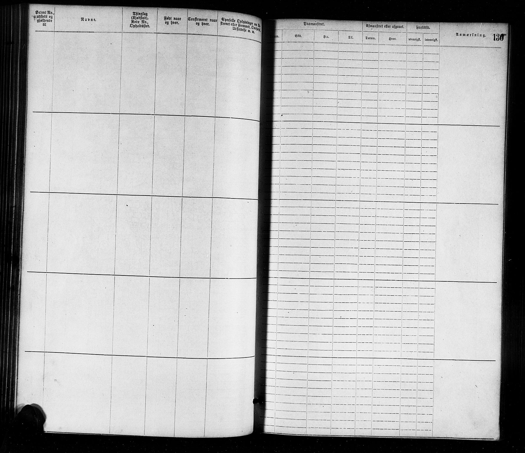 Farsund mønstringskrets, AV/SAK-2031-0017/F/Fa/L0001: Annotasjonsrulle nr 1-1920 med register, M-1, 1869-1877, p. 164