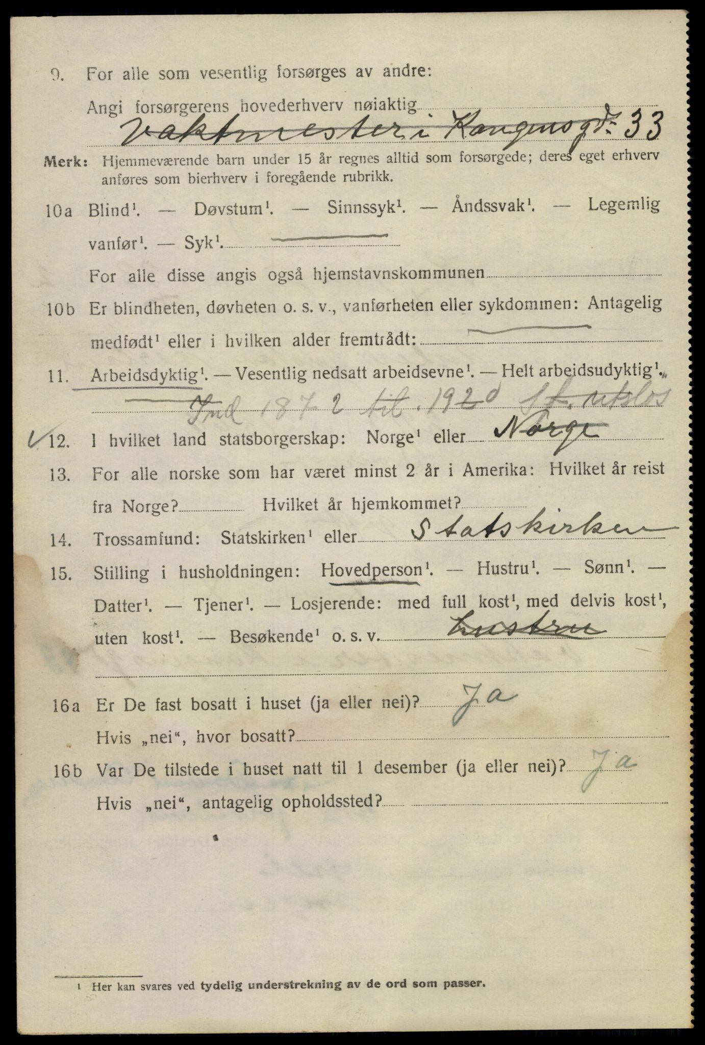 SAO, 1920 census for Kristiania, 1920, p. 346730