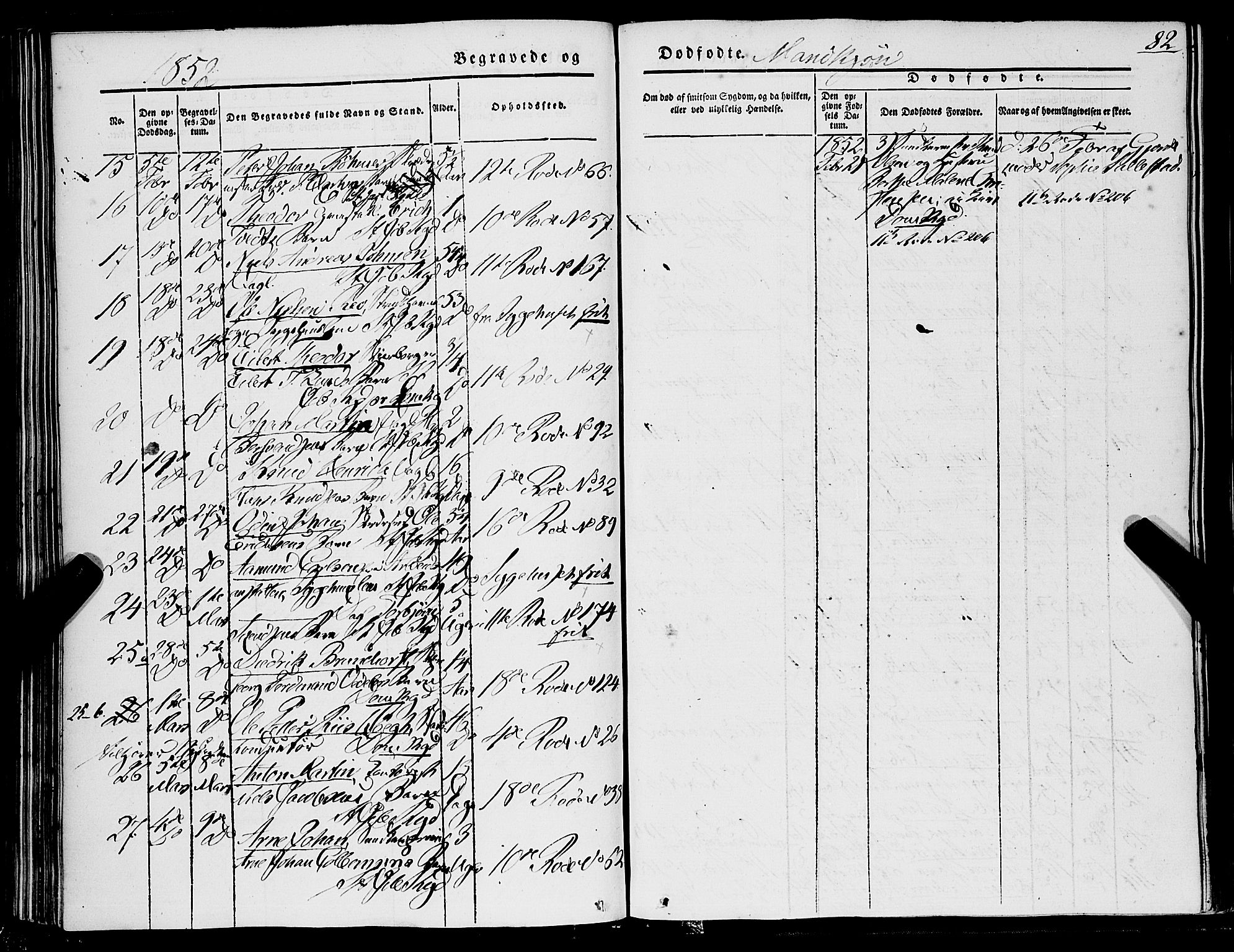 Domkirken sokneprestembete, AV/SAB-A-74801/H/Haa/L0040: Parish register (official) no. E 1, 1841-1853, p. 82