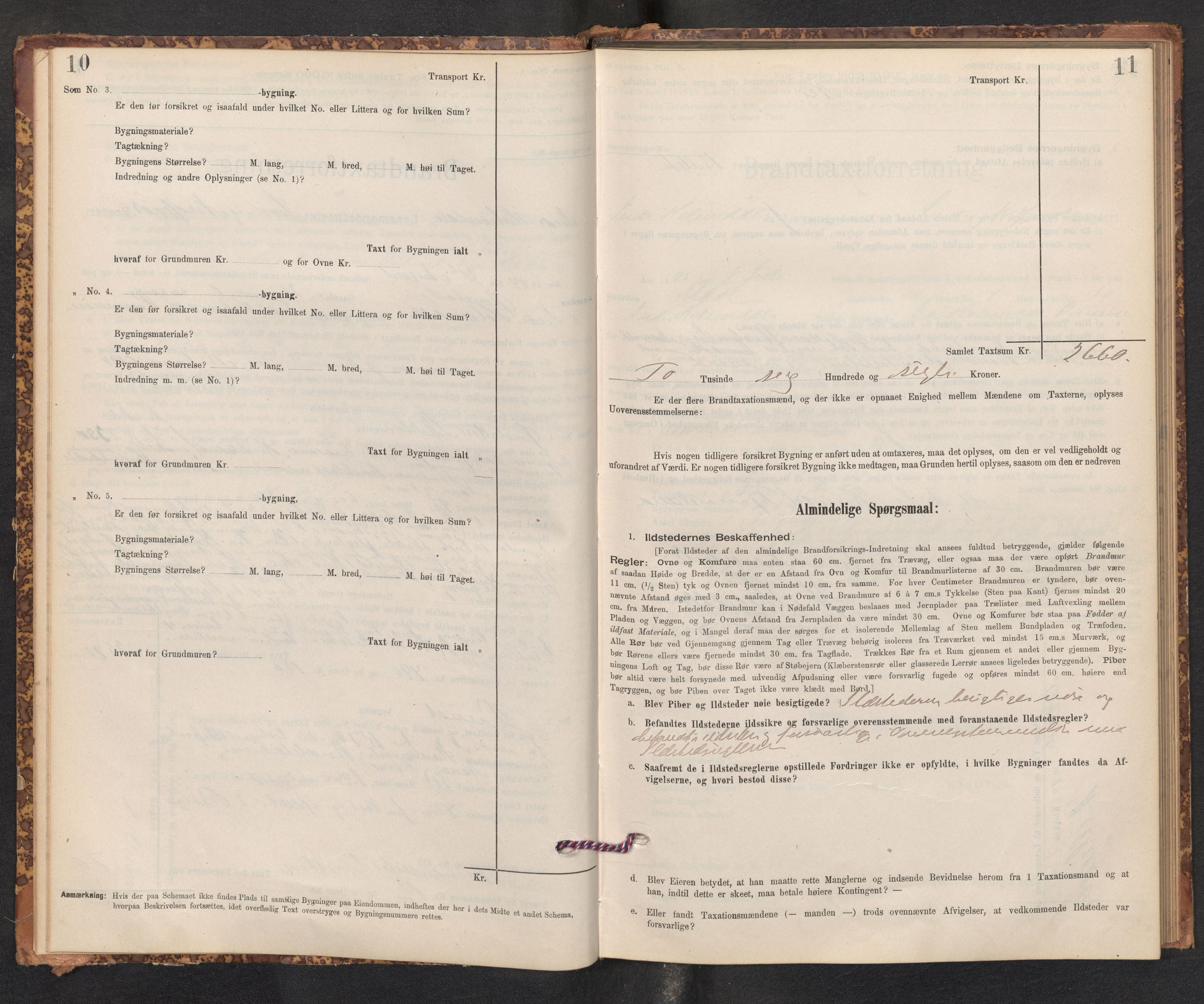 Lensmannen i Gaular, AV/SAB-A-27601/0012/L0005: Branntakstprotokoll, skjematakst, 1895-1917, p. 10-11