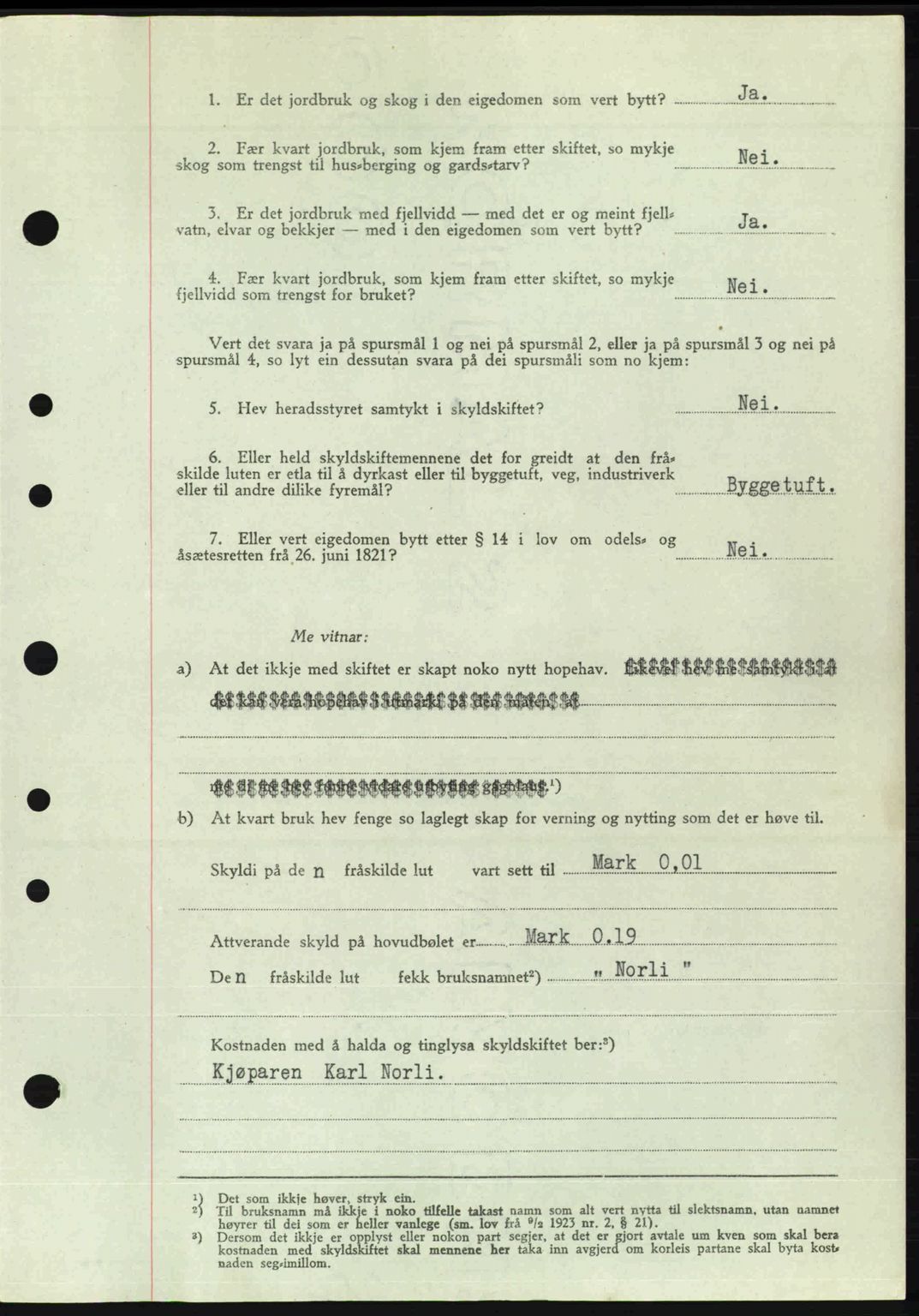 Nordre Sunnmøre sorenskriveri, AV/SAT-A-0006/1/2/2C/2Ca: Mortgage book no. A28, 1948-1948, Diary no: : 1471/1948