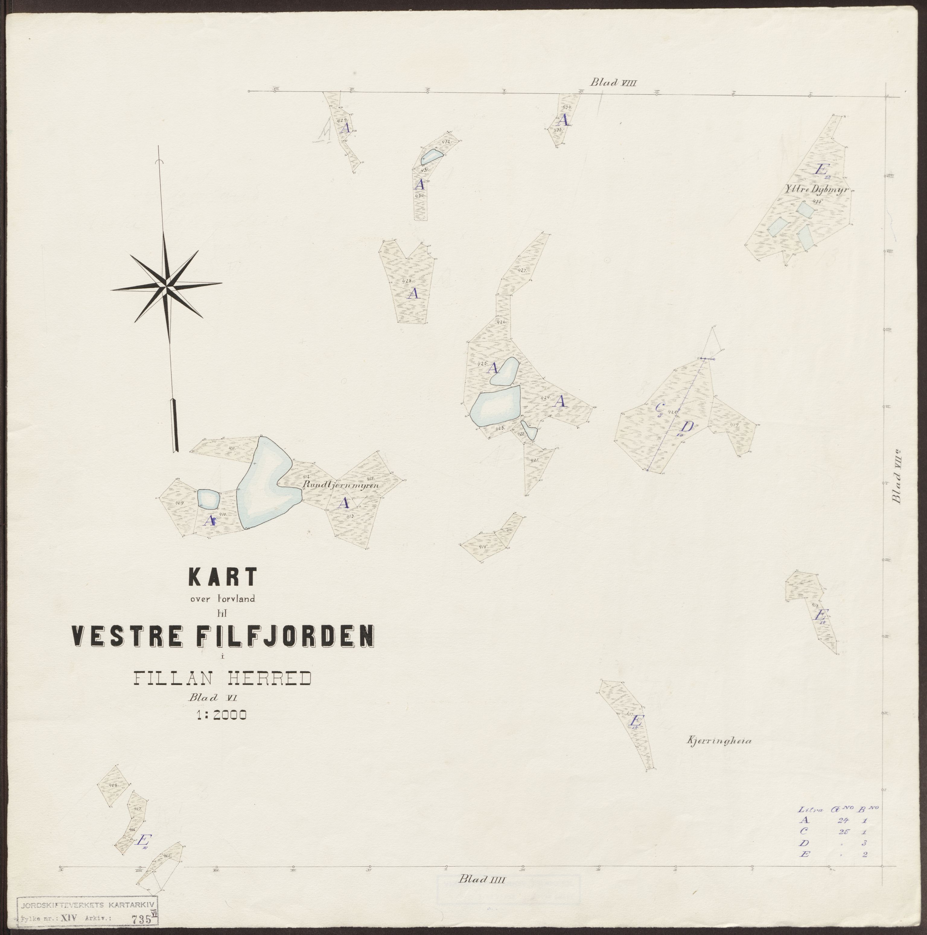 Jordskifteverkets kartarkiv, RA/S-3929/T, 1859-1988, p. 1093