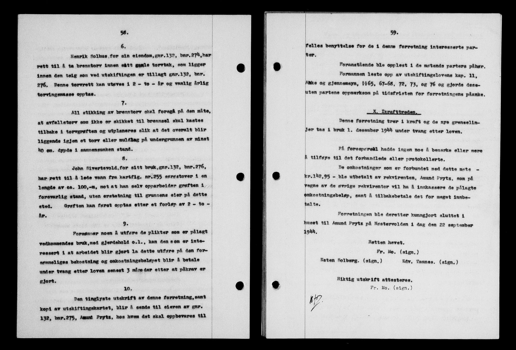 Gauldal sorenskriveri, SAT/A-0014/1/2/2C/L0058: Mortgage book no. 63, 1944-1945, Diary no: : 75/1945