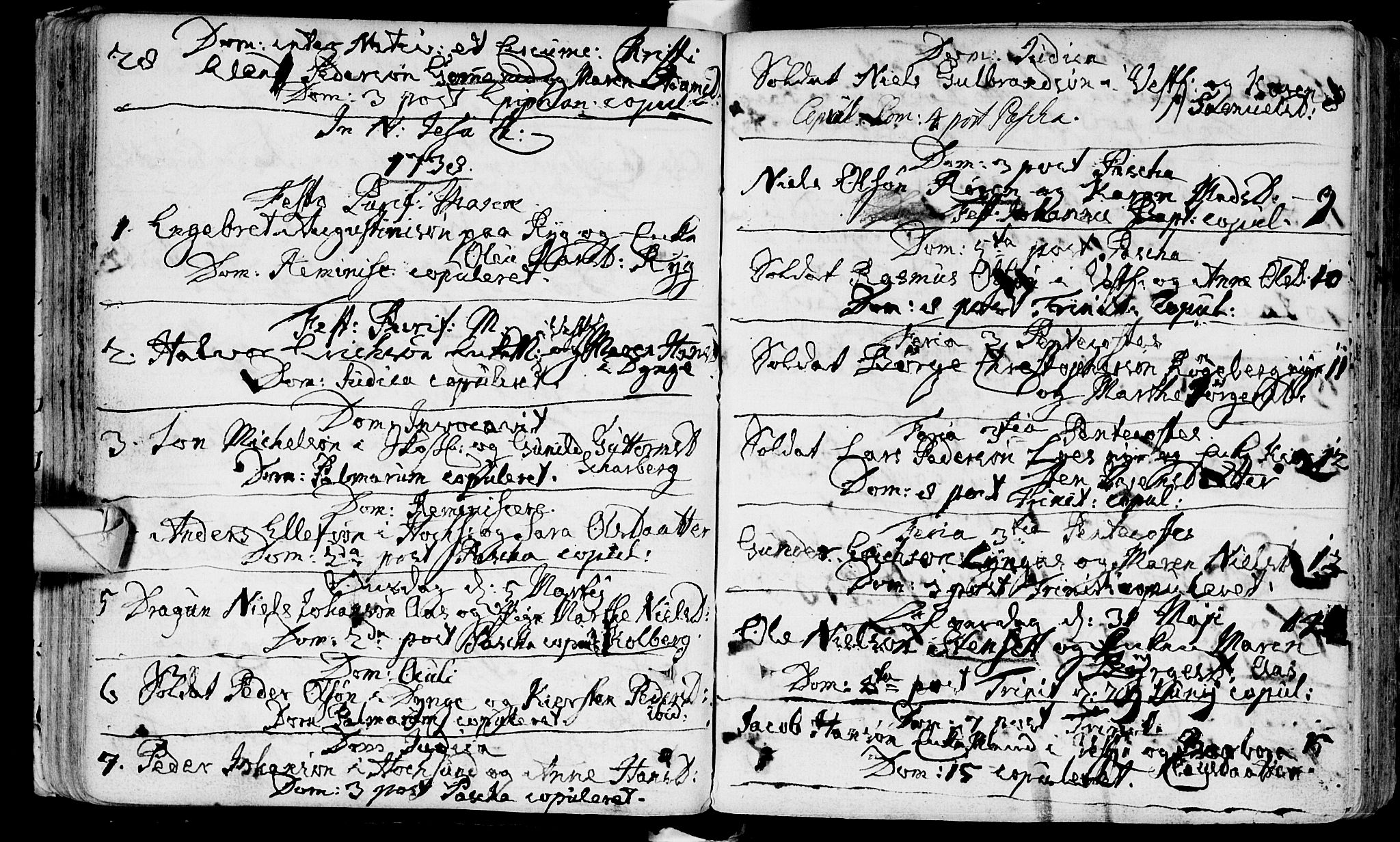 Eiker kirkebøker, SAKO/A-4/F/Fa/L0005: Parish register (official) no. I 5 /1, 1705-1759