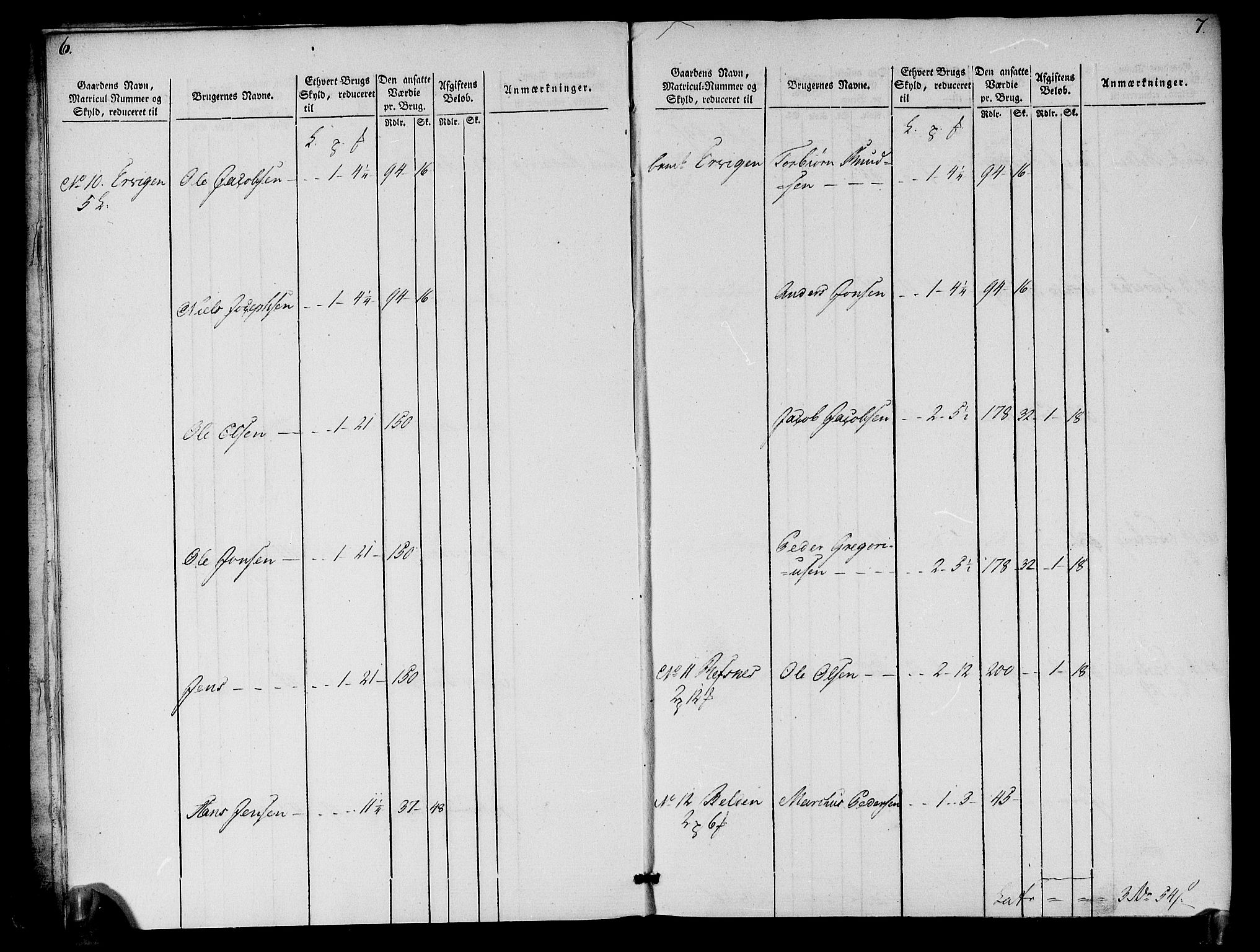 Rentekammeret inntil 1814, Realistisk ordnet avdeling, AV/RA-EA-4070/N/Ne/Nea/L0121: Sunn- og Nordfjord fogderi. Oppebørselsregister, 1803-1804, p. 6