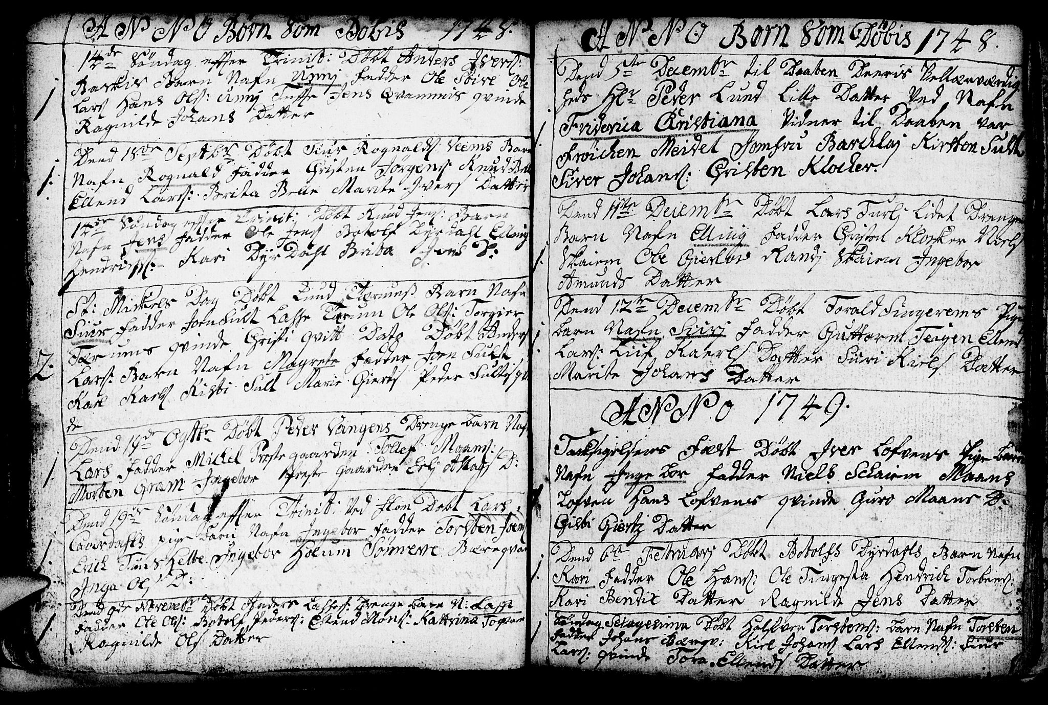 Aurland sokneprestembete, SAB/A-99937/H/Ha/Haa/L0003: Parish register (official) no. A 3, 1735-1761, p. 53