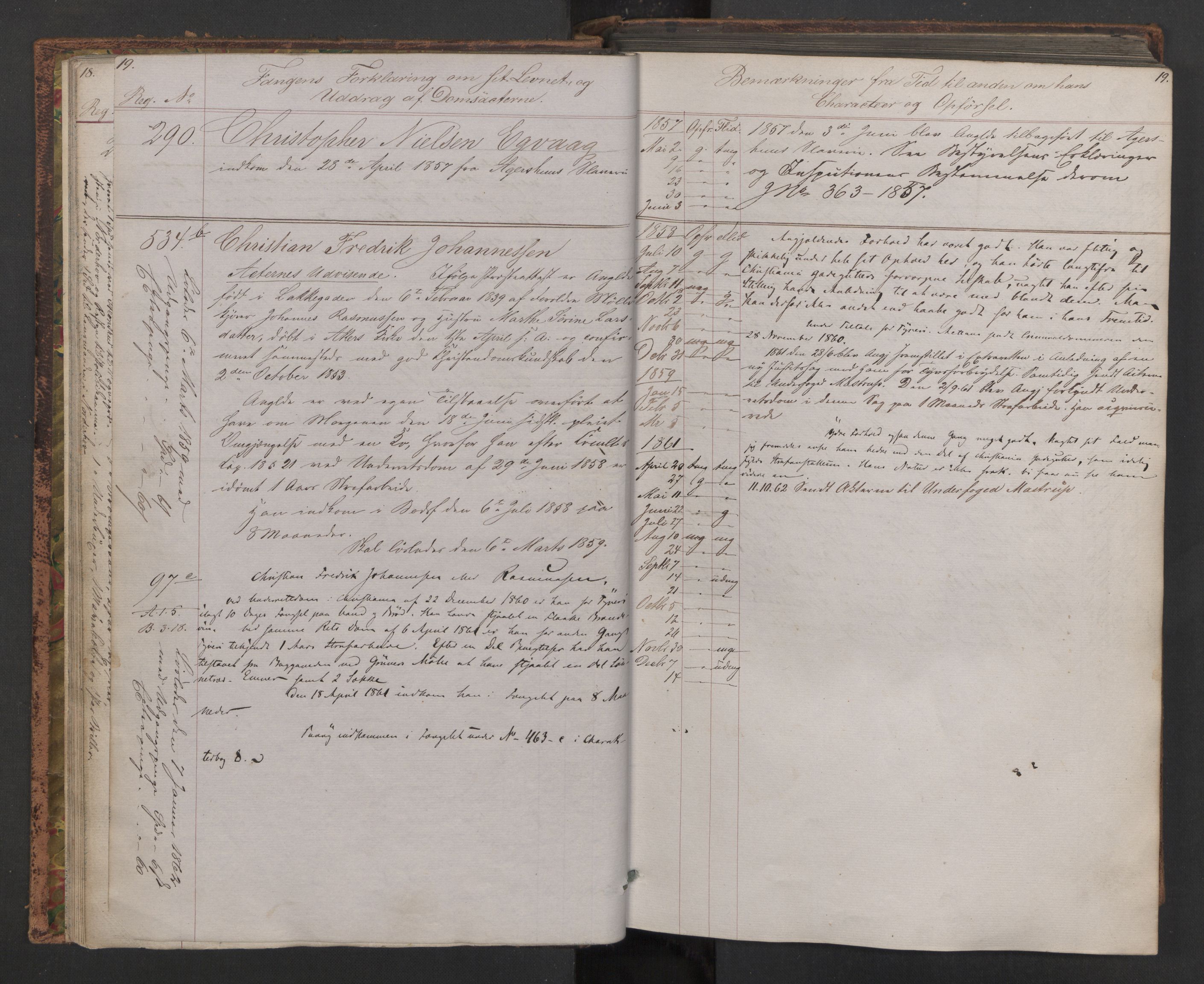 Botsfengslet, AV/RA-S-1539/D/Db/Dbb/L0005: 272b - 613b, 1857-1858, p. 19