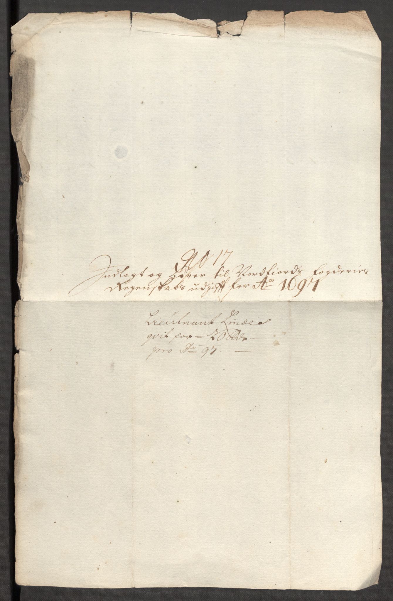 Rentekammeret inntil 1814, Reviderte regnskaper, Fogderegnskap, AV/RA-EA-4092/R53/L3423: Fogderegnskap Sunn- og Nordfjord, 1697-1698, p. 185