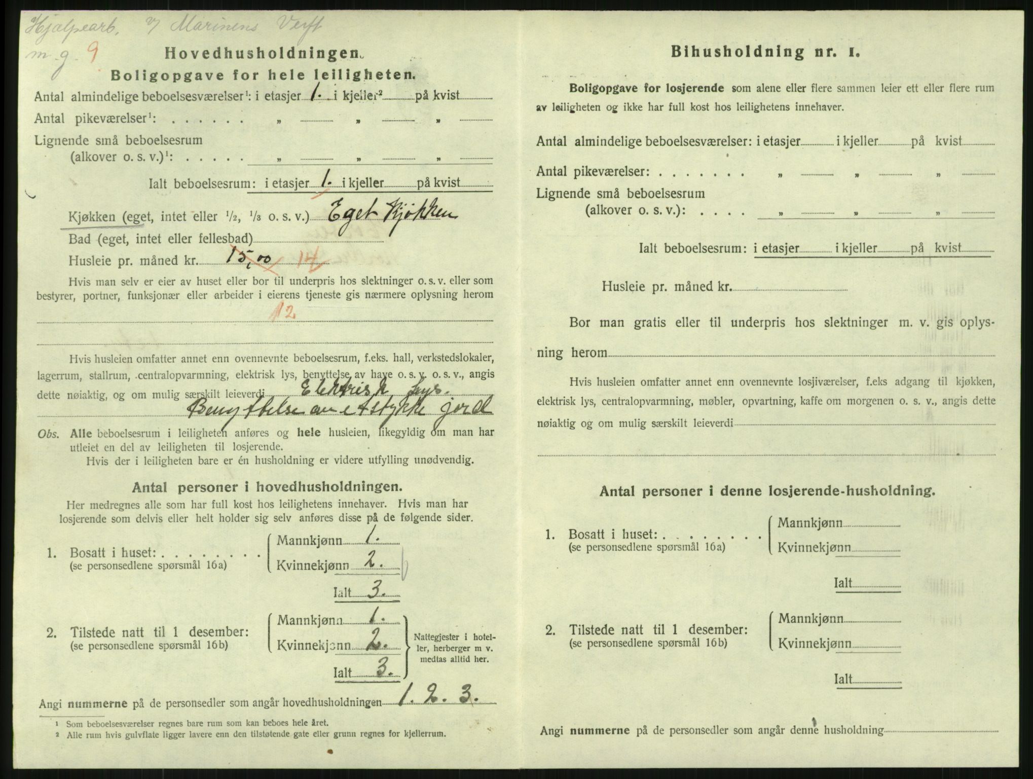 SAKO, 1920 census for Horten, 1920, p. 6152