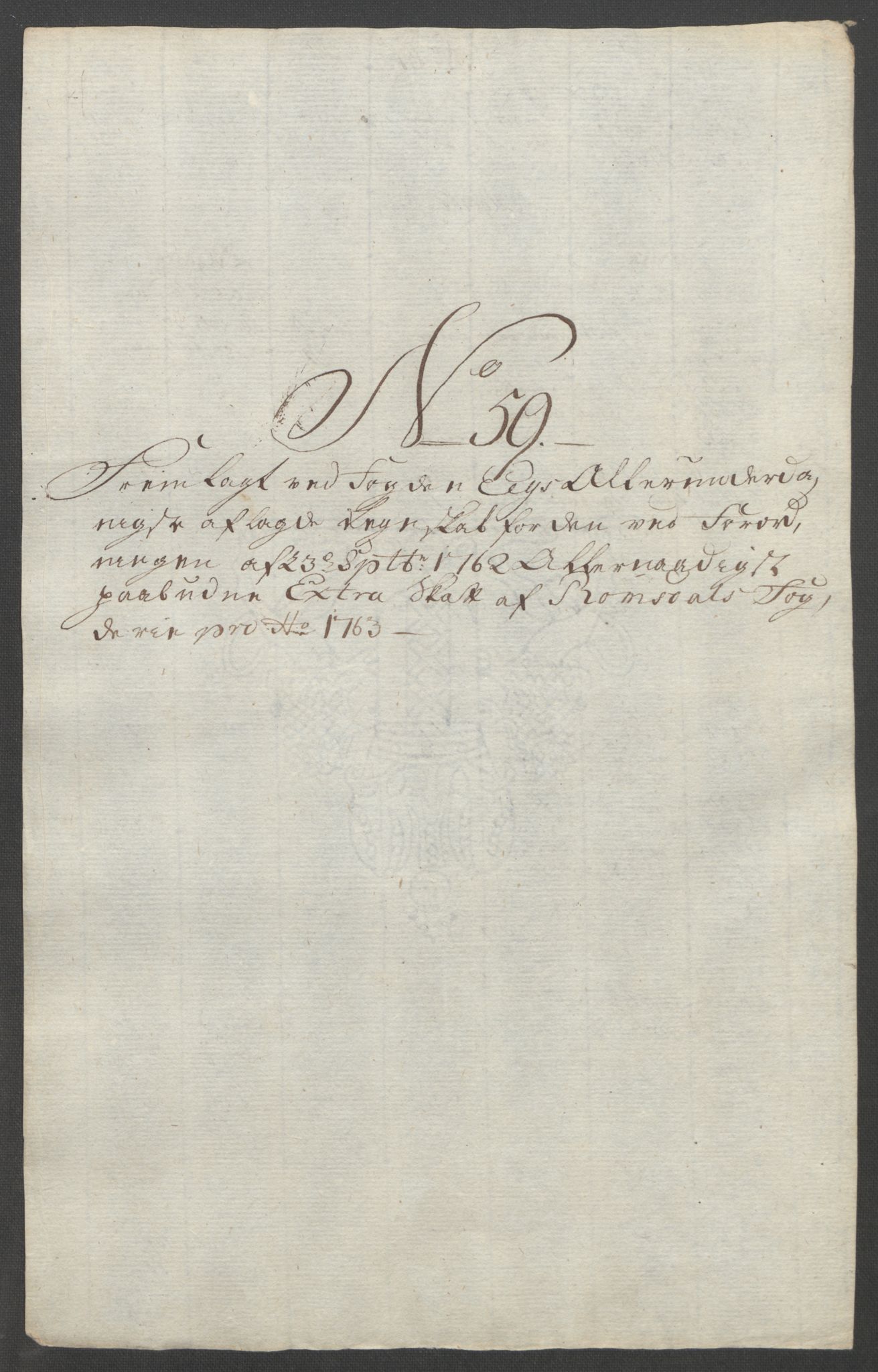 Rentekammeret inntil 1814, Reviderte regnskaper, Fogderegnskap, RA/EA-4092/R55/L3730: Ekstraskatten Romsdal, 1762-1763, p. 492