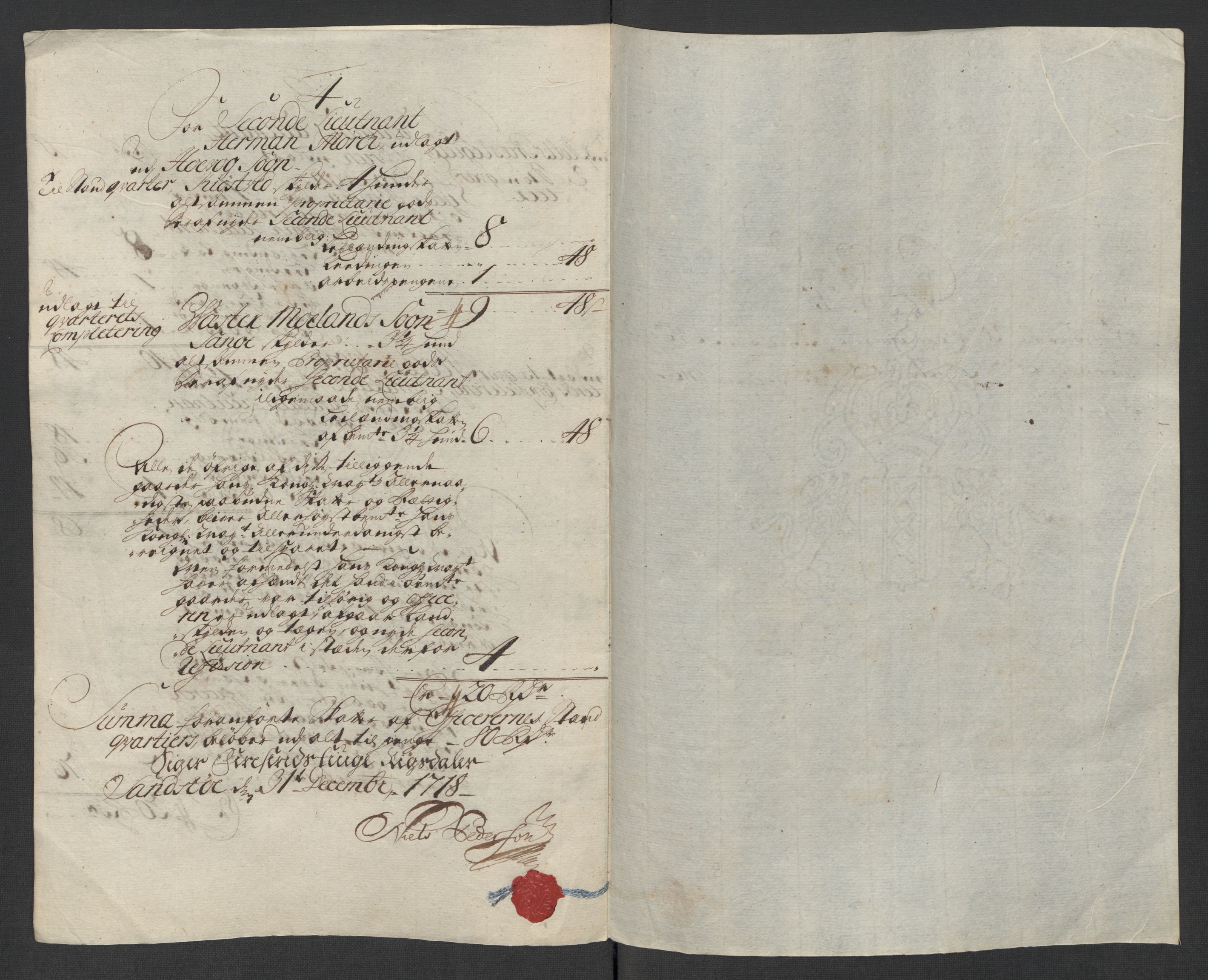 Rentekammeret inntil 1814, Reviderte regnskaper, Fogderegnskap, AV/RA-EA-4092/R39/L2327: Fogderegnskap Nedenes, 1718, p. 228