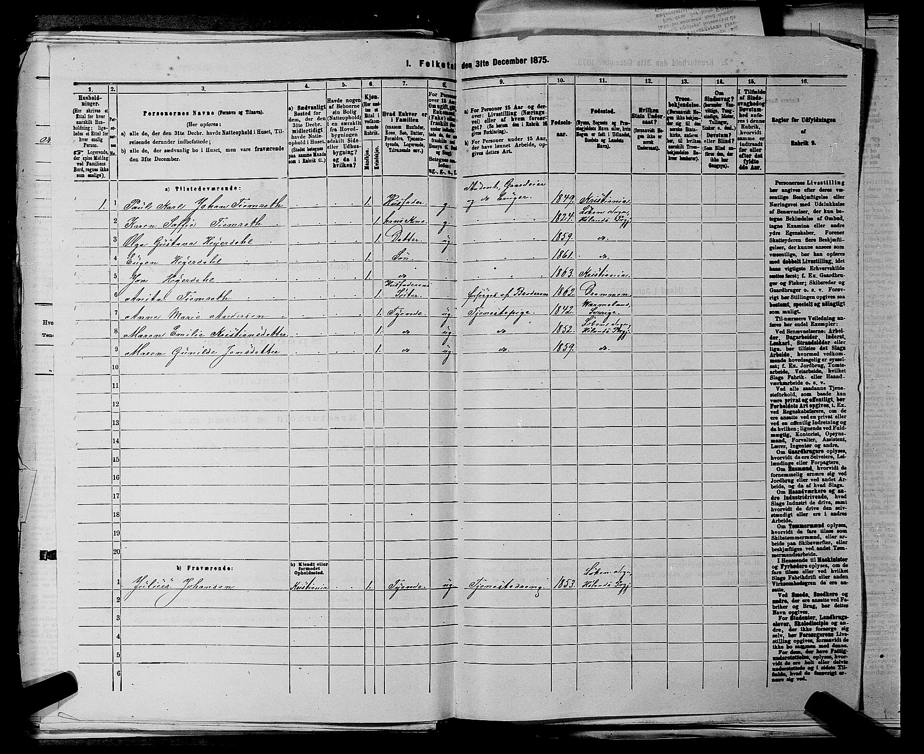 RA, 1875 census for 0221P Høland, 1875, p. 785