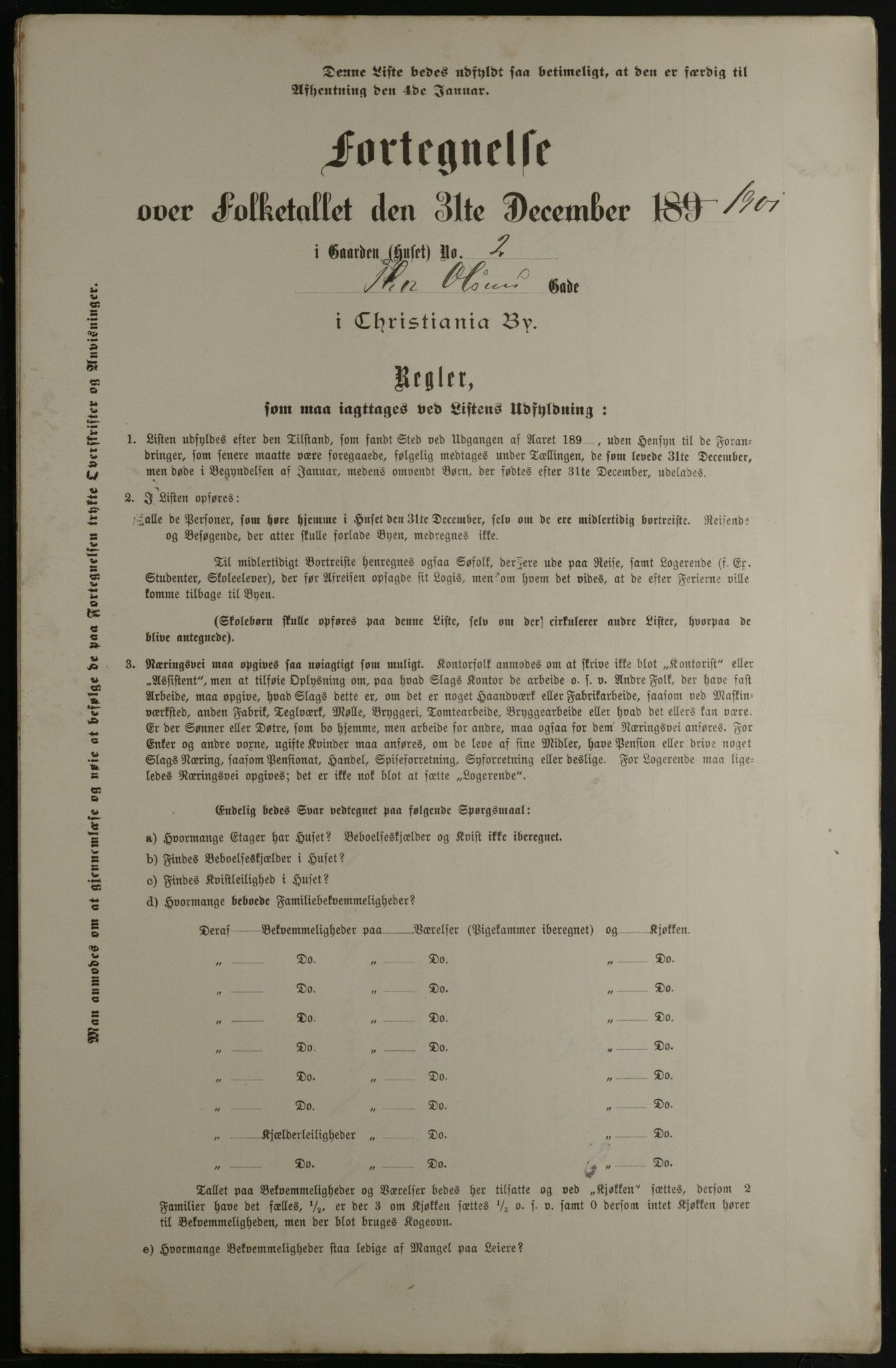 OBA, Municipal Census 1901 for Kristiania, 1901, p. 16750