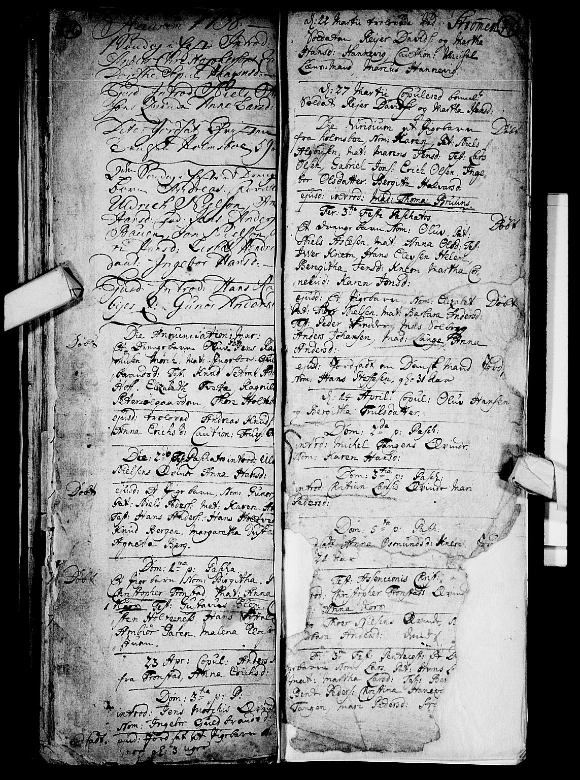 Hurum kirkebøker, AV/SAKO-A-229/F/Fa/L0005: Parish register (official) no. 5, 1735-1739, p. 76-77