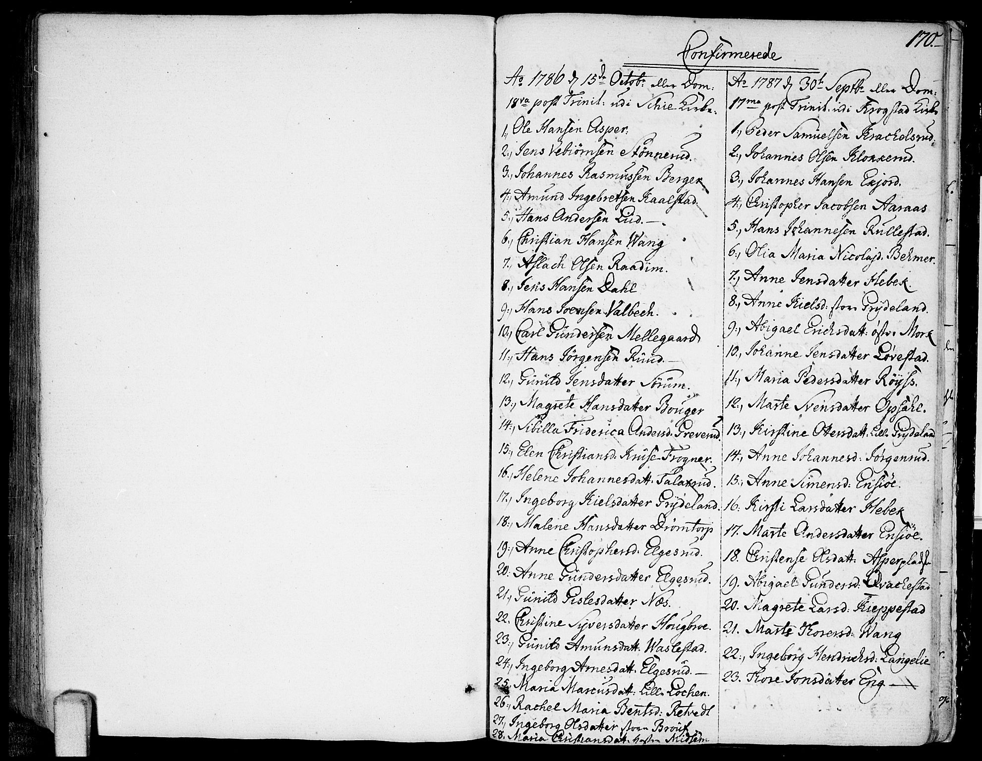 Kråkstad prestekontor Kirkebøker, AV/SAO-A-10125a/F/Fa/L0002: Parish register (official) no. I 2, 1786-1814, p. 170