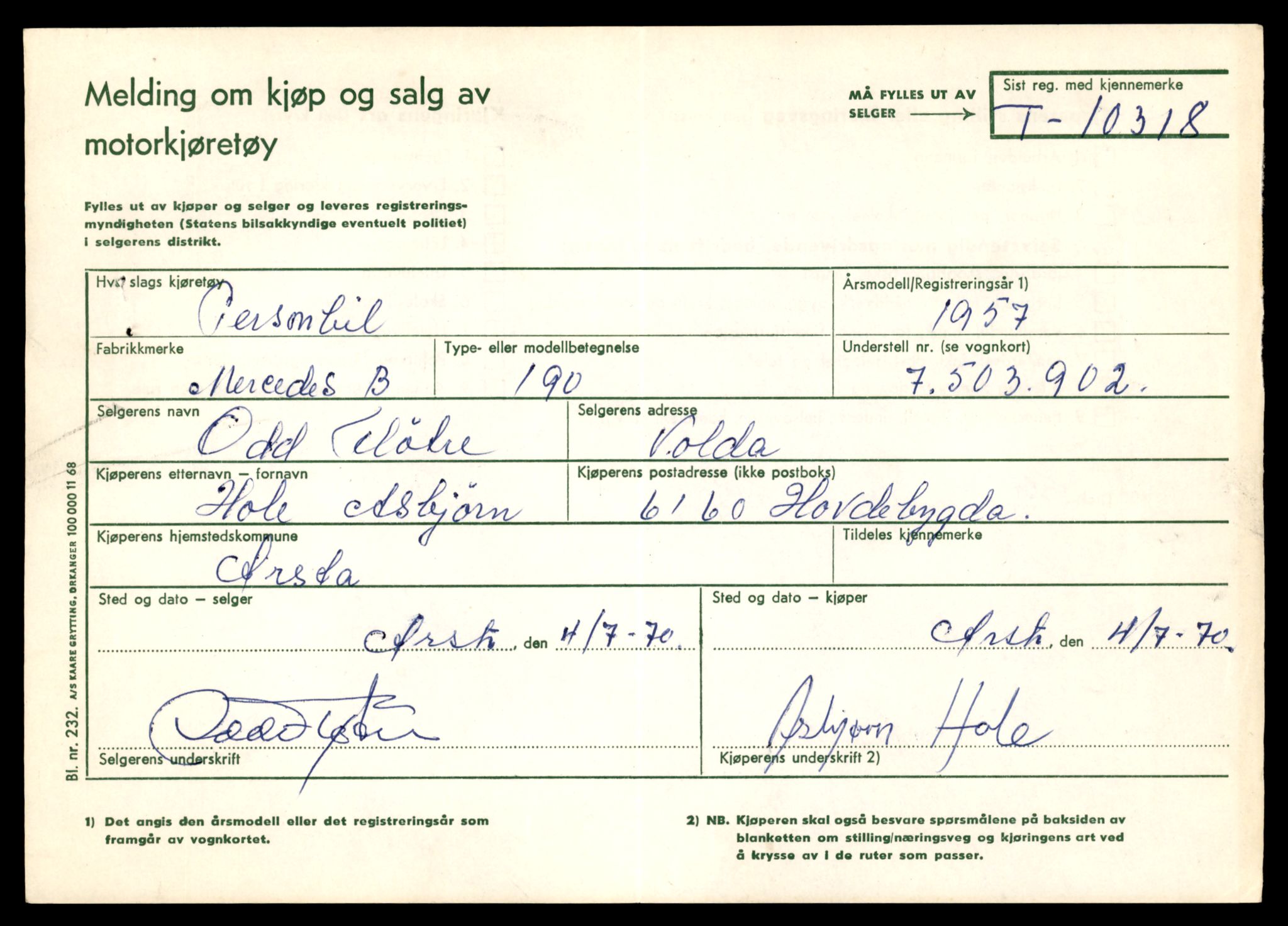 Møre og Romsdal vegkontor - Ålesund trafikkstasjon, AV/SAT-A-4099/F/Fe/L0019: Registreringskort for kjøretøy T 10228 - T 10350, 1927-1998, p. 2273