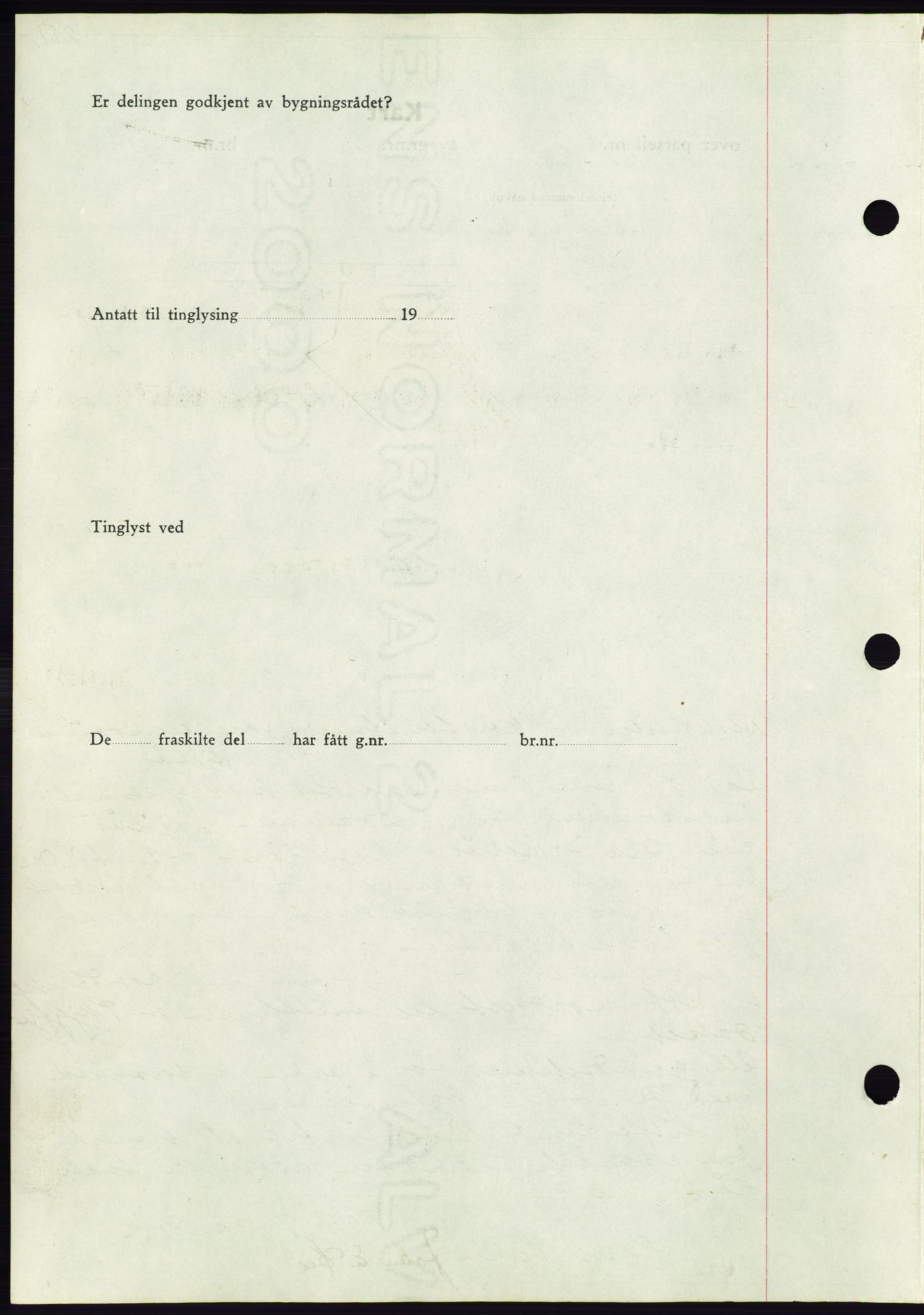 Søre Sunnmøre sorenskriveri, AV/SAT-A-4122/1/2/2C/L0071: Mortgage book no. 65, 1941-1941, Diary no: : 590/1941