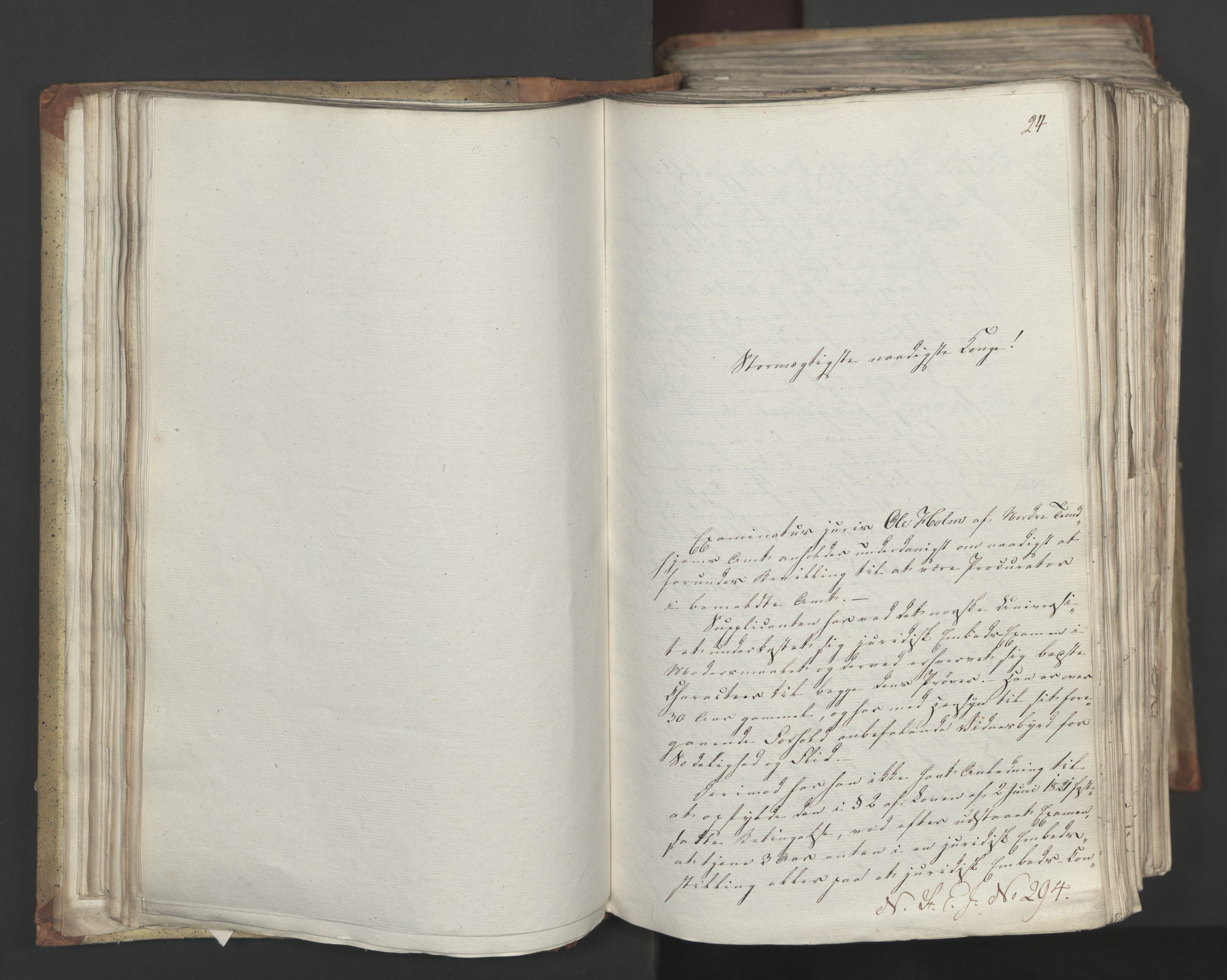 Statsrådsavdelingen i Stockholm, AV/RA-S-1003/D/Da/L0034: Regjeringsinnstillinger nr. 275-540, 1823, p. 77