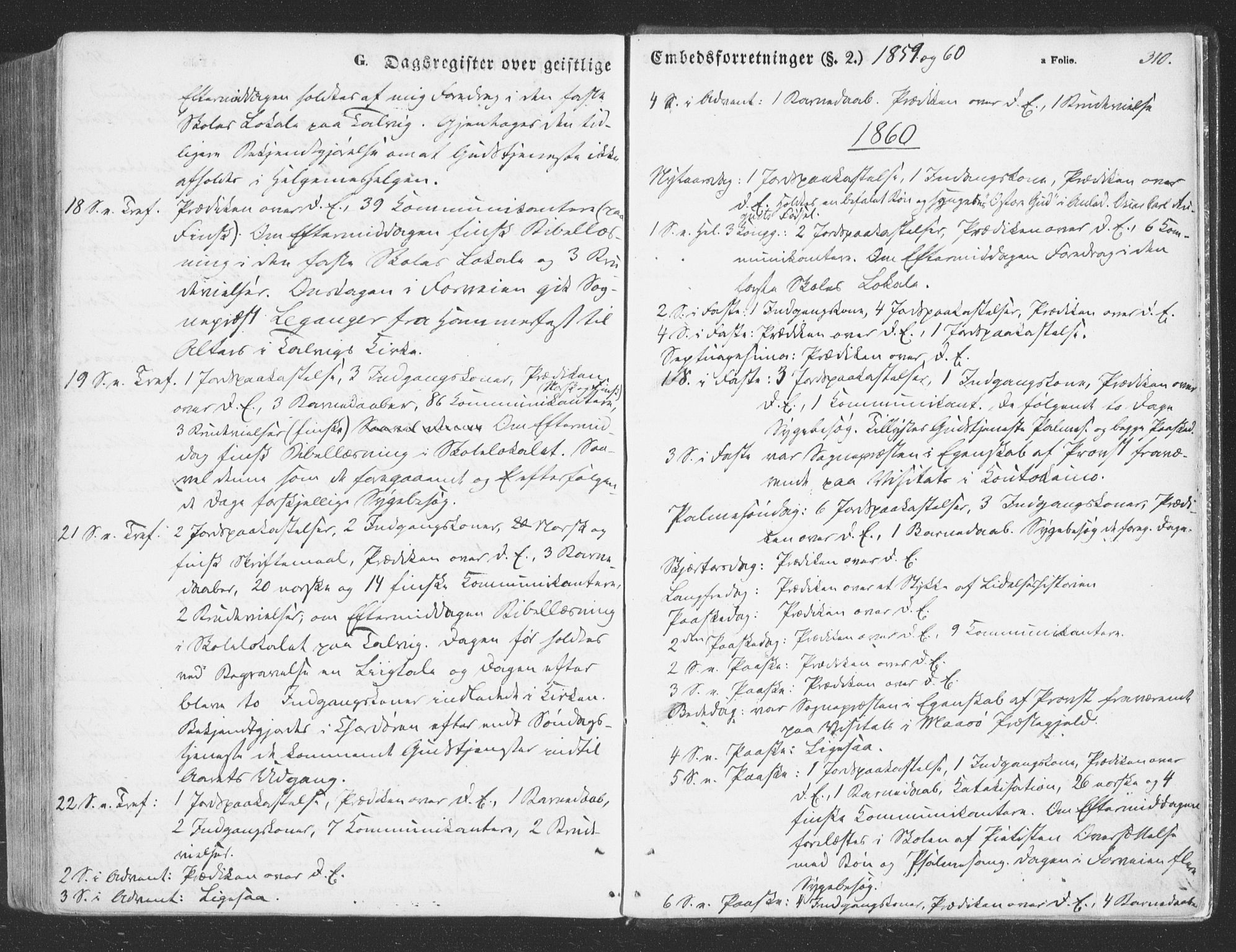 Talvik sokneprestkontor, SATØ/S-1337/H/Ha/L0010kirke: Parish register (official) no. 10, 1852-1864, p. 310
