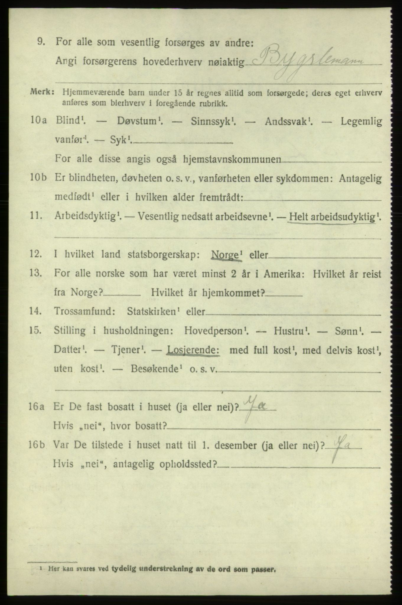 SAB, 1920 census for Stord, 1920, p. 8200