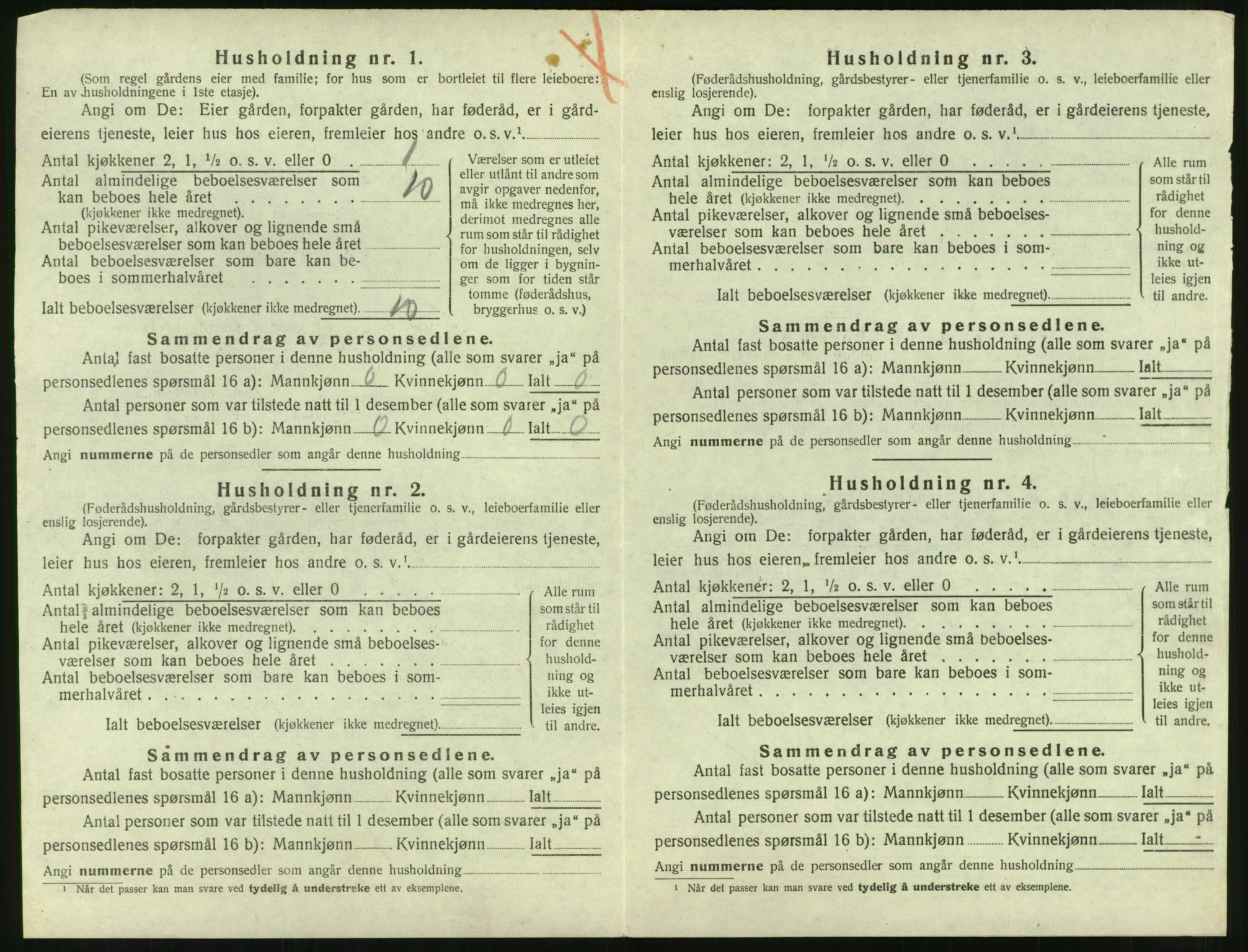 SAT, 1920 census for Edøy, 1920, p. 323