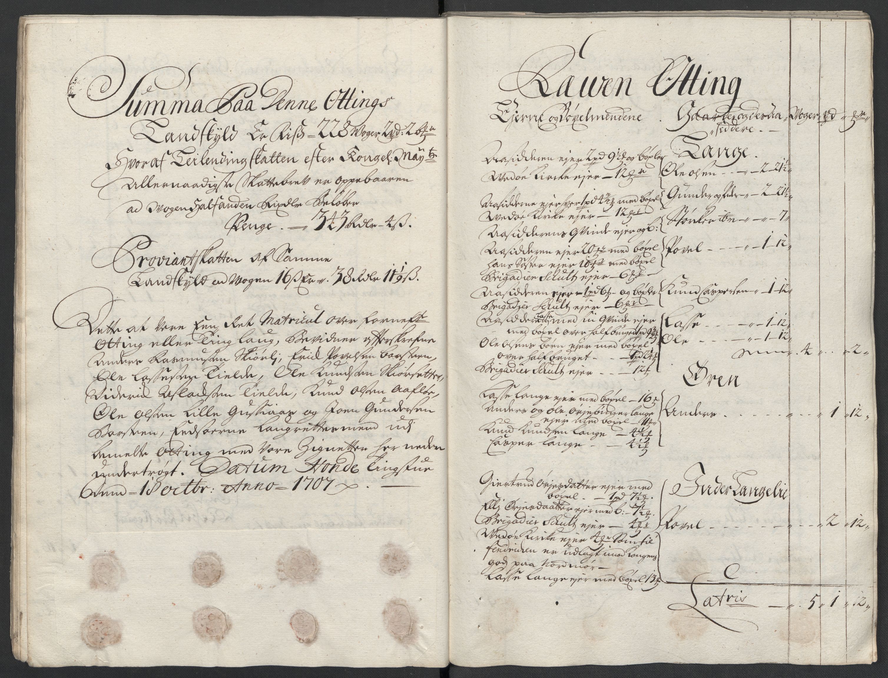 Rentekammeret inntil 1814, Reviderte regnskaper, Fogderegnskap, RA/EA-4092/R55/L3658: Fogderegnskap Romsdal, 1707-1708, p. 32
