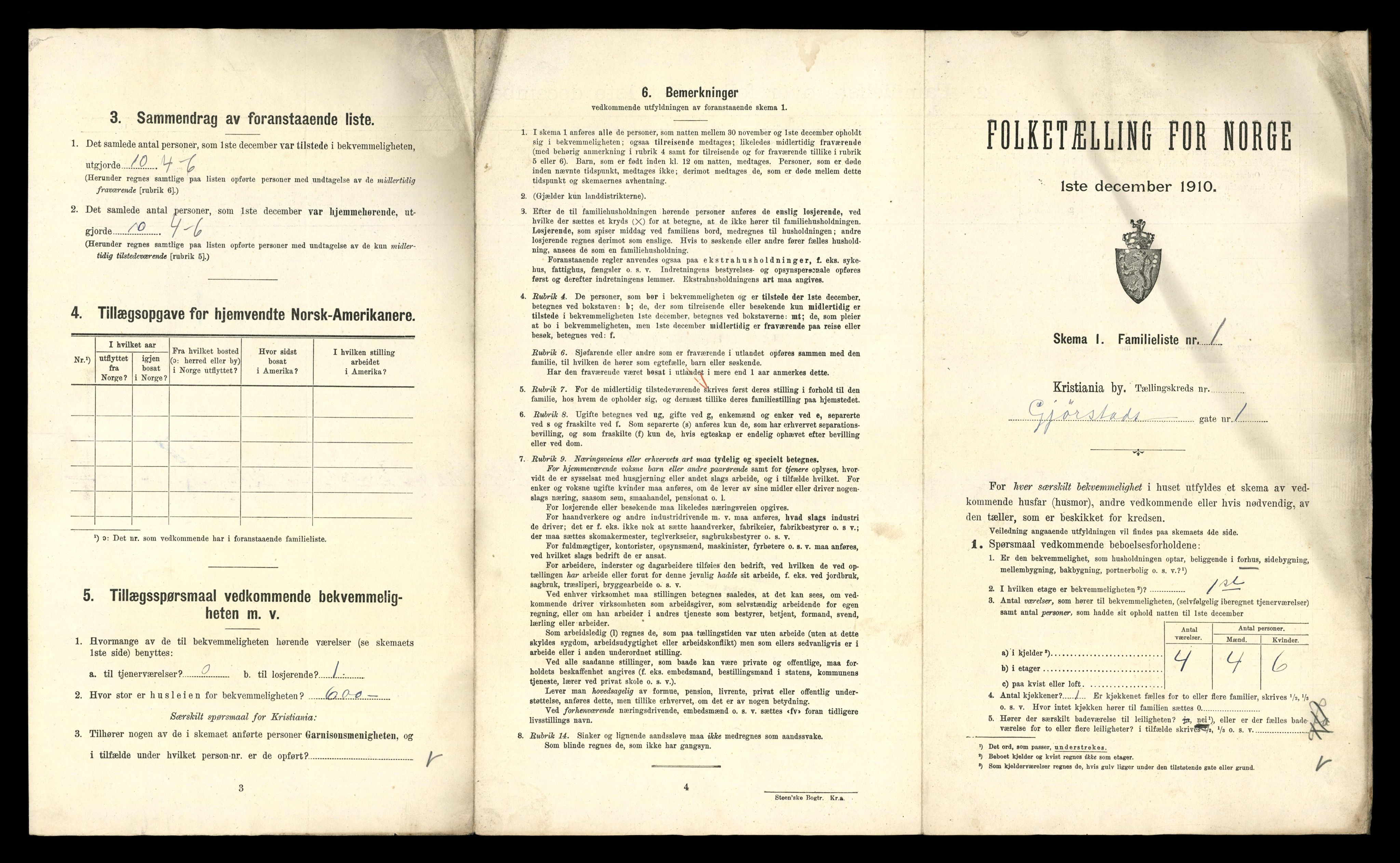 RA, 1910 census for Kristiania, 1910, p. 28529