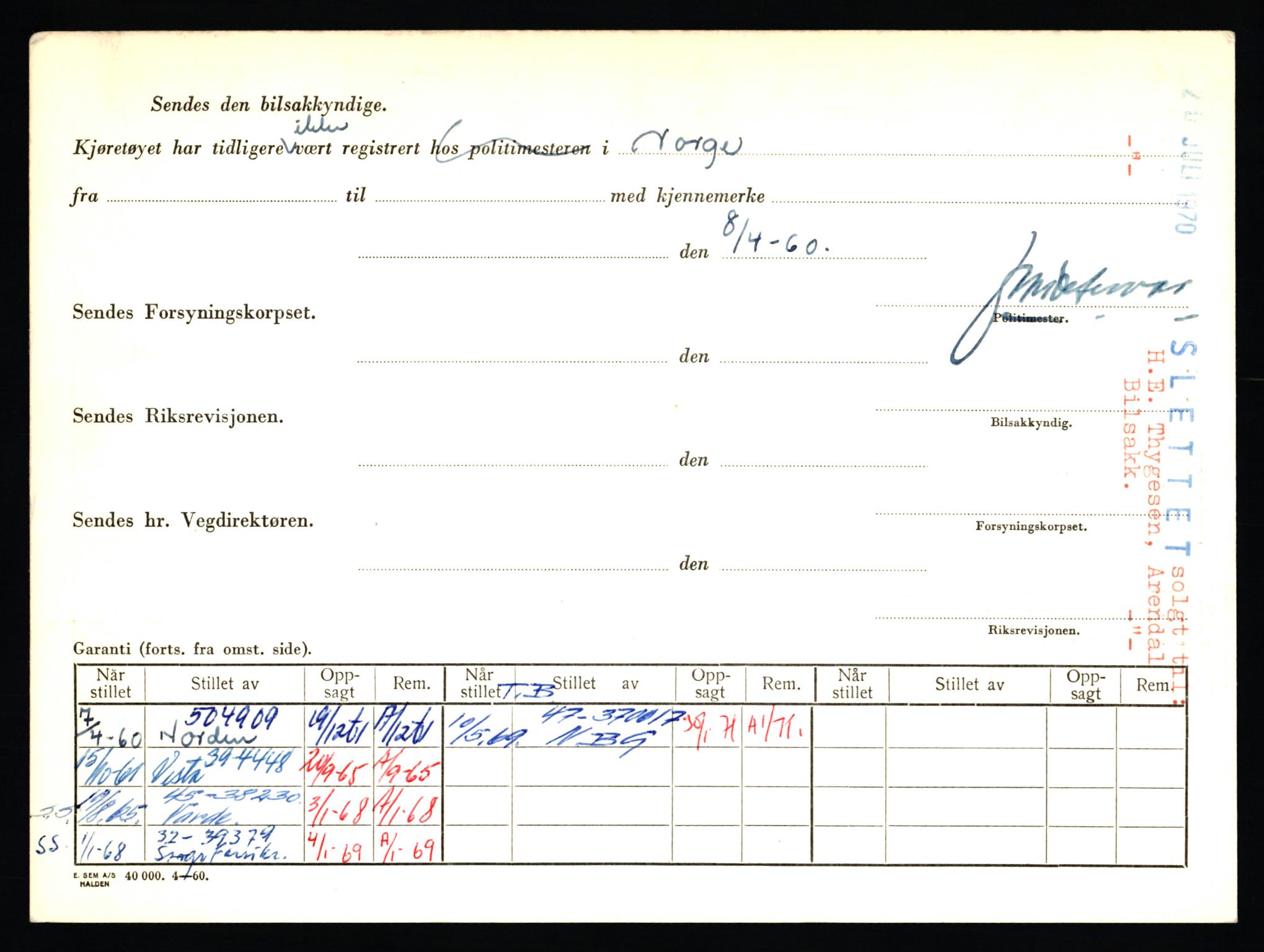 Stavanger trafikkstasjon, AV/SAST-A-101942/0/F/L0011: L-3700 - L-4199, 1930-1971, p. 264