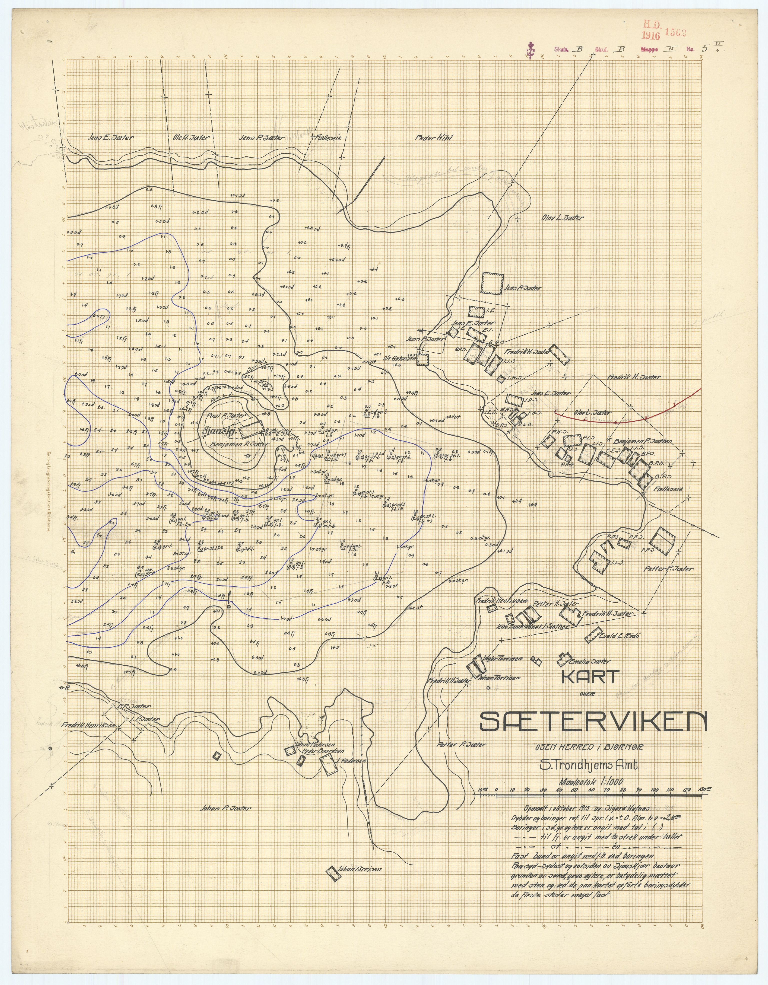 Havnedirektoratet, AV/RA-S-1604/2/T/Tf/Tf13/0001 / Havnedir-N 1201 "Kart over Sistrand i Frøien S. T. A"., 1835-1920, p. 23