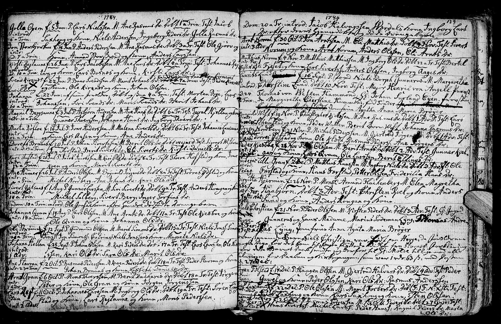 Ministerialprotokoller, klokkerbøker og fødselsregistre - Nord-Trøndelag, SAT/A-1458/730/L0273: Parish register (official) no. 730A02, 1762-1802, p. 139