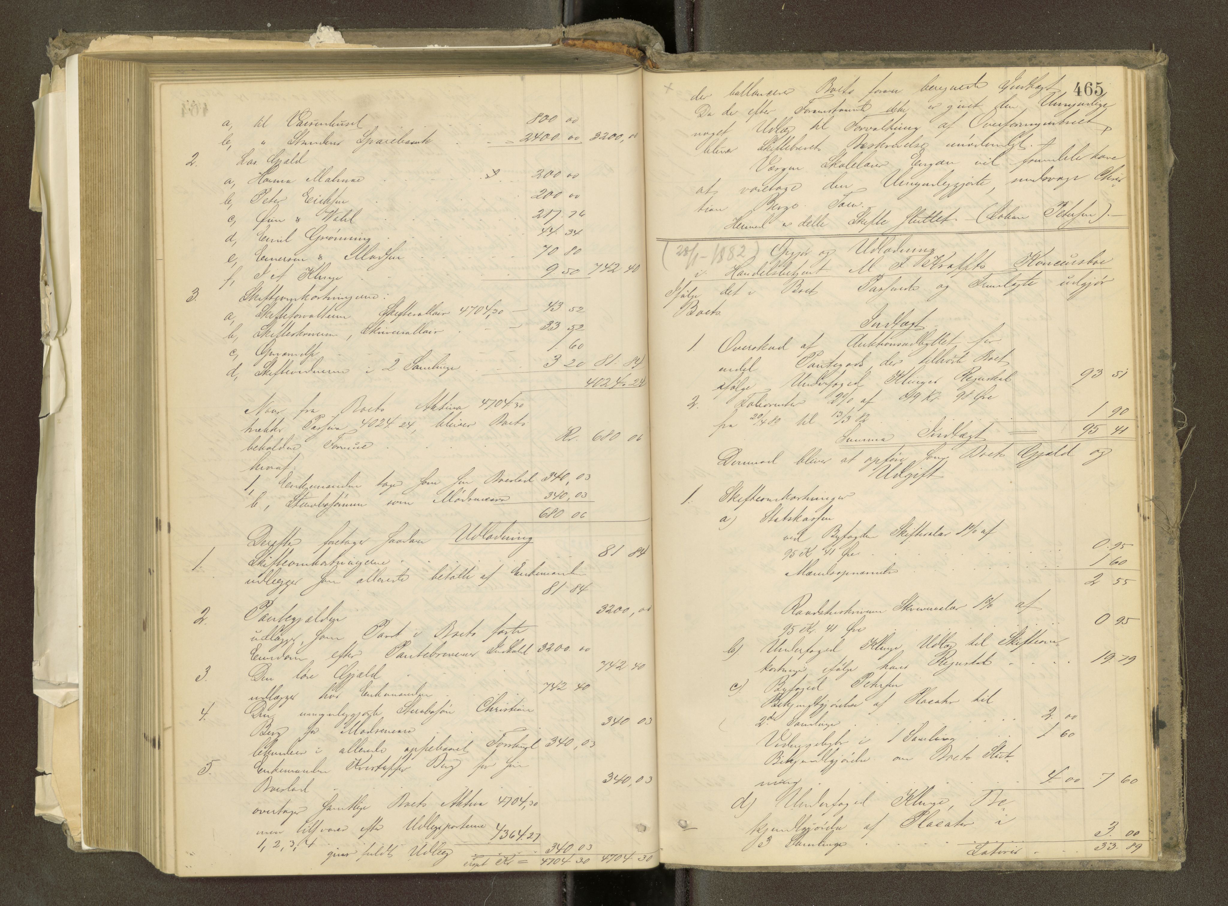 Trondheim byfogd, AV/SAT-A-0003/1/3/3A/L0032: Skifteutlodningsprotokoll - 22/9-1/4. (m/ register) U, 1877-1882, p. 465