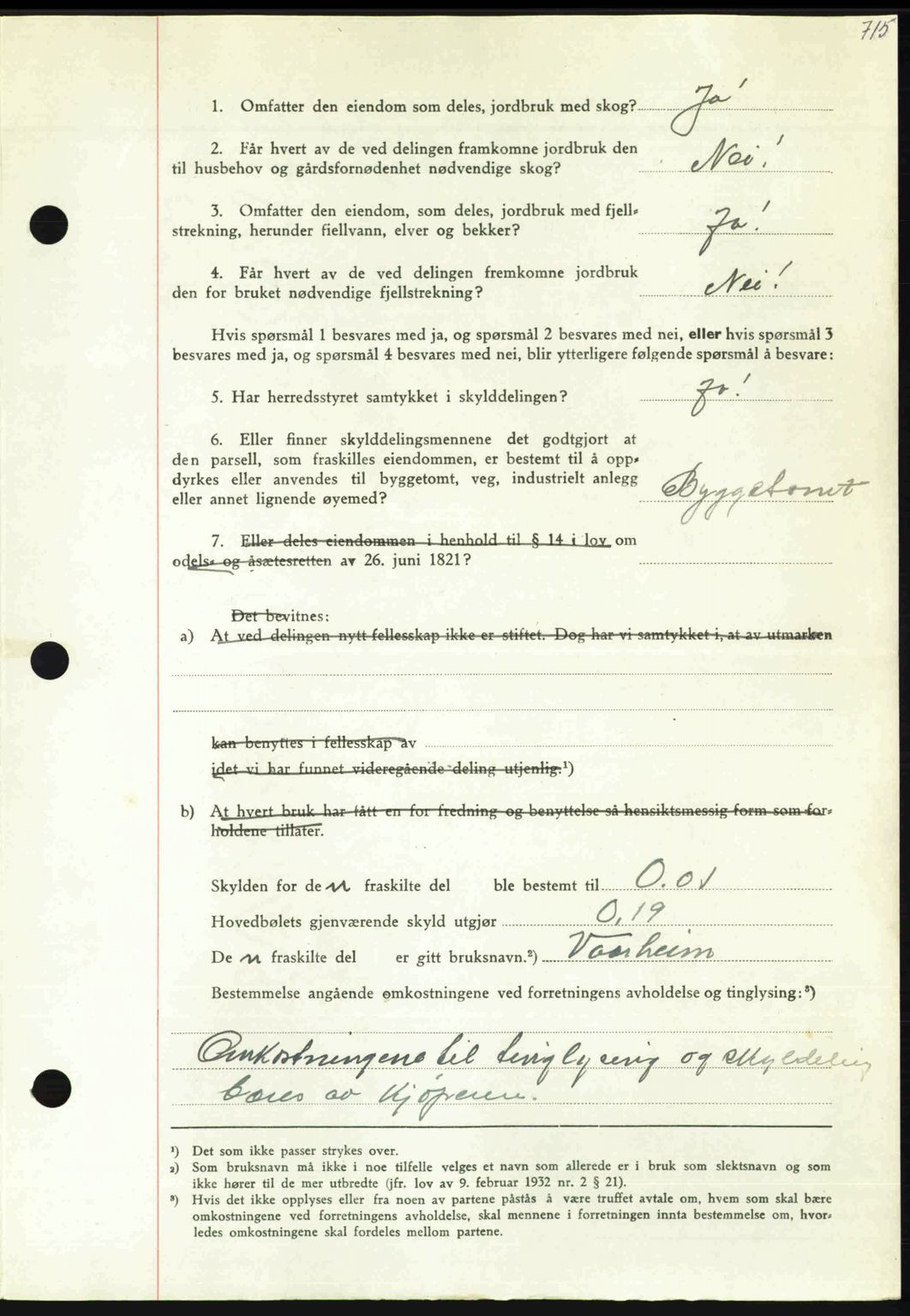 Nordmøre sorenskriveri, AV/SAT-A-4132/1/2/2Ca: Mortgage book no. A109, 1948-1948, Diary no: : 3022/1948